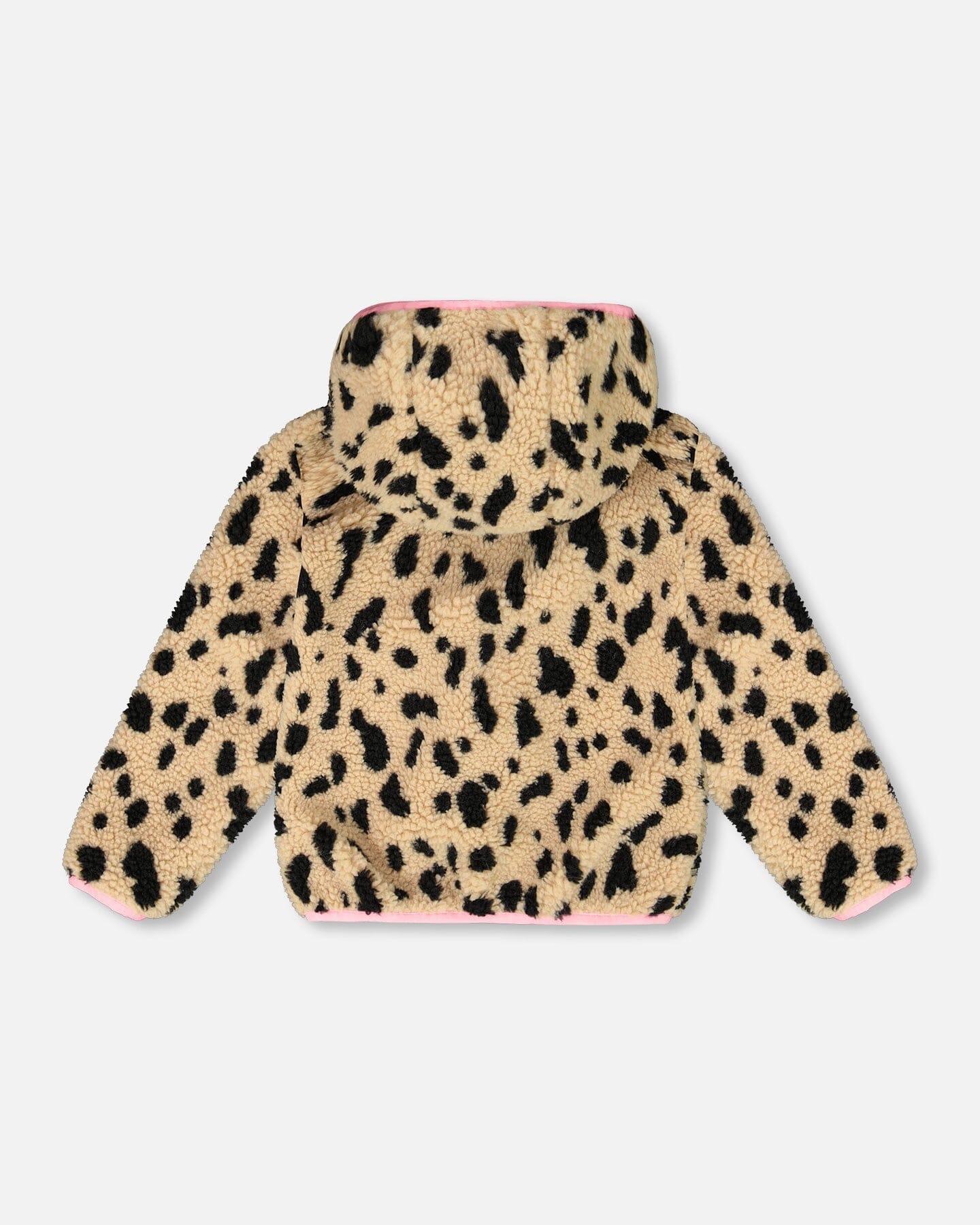 Reversible Mid-Season Sherpa Jacket Leopard