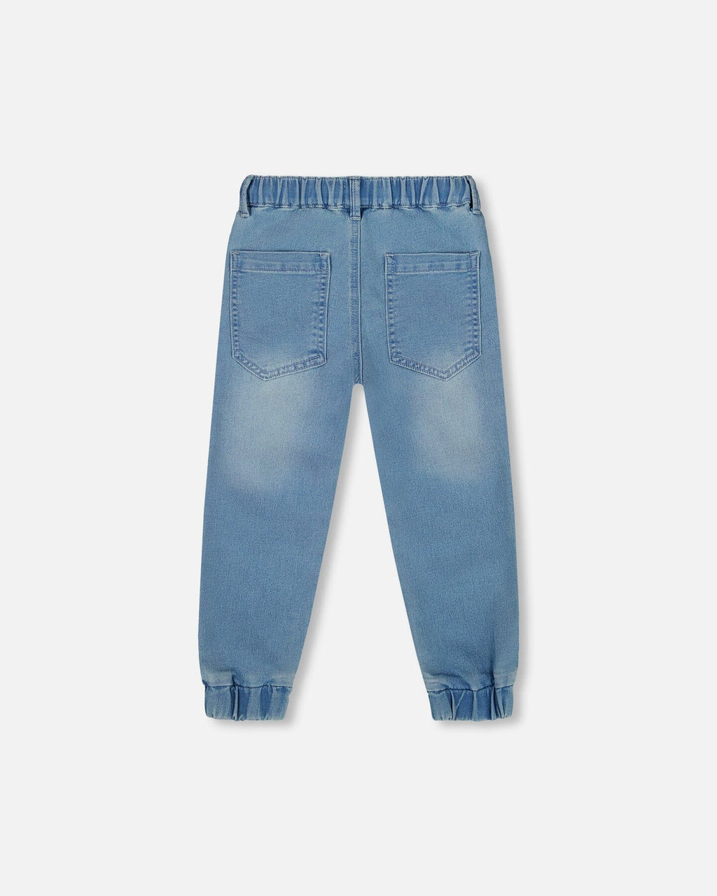 French Terry Jogger Pants Light Blue Denim