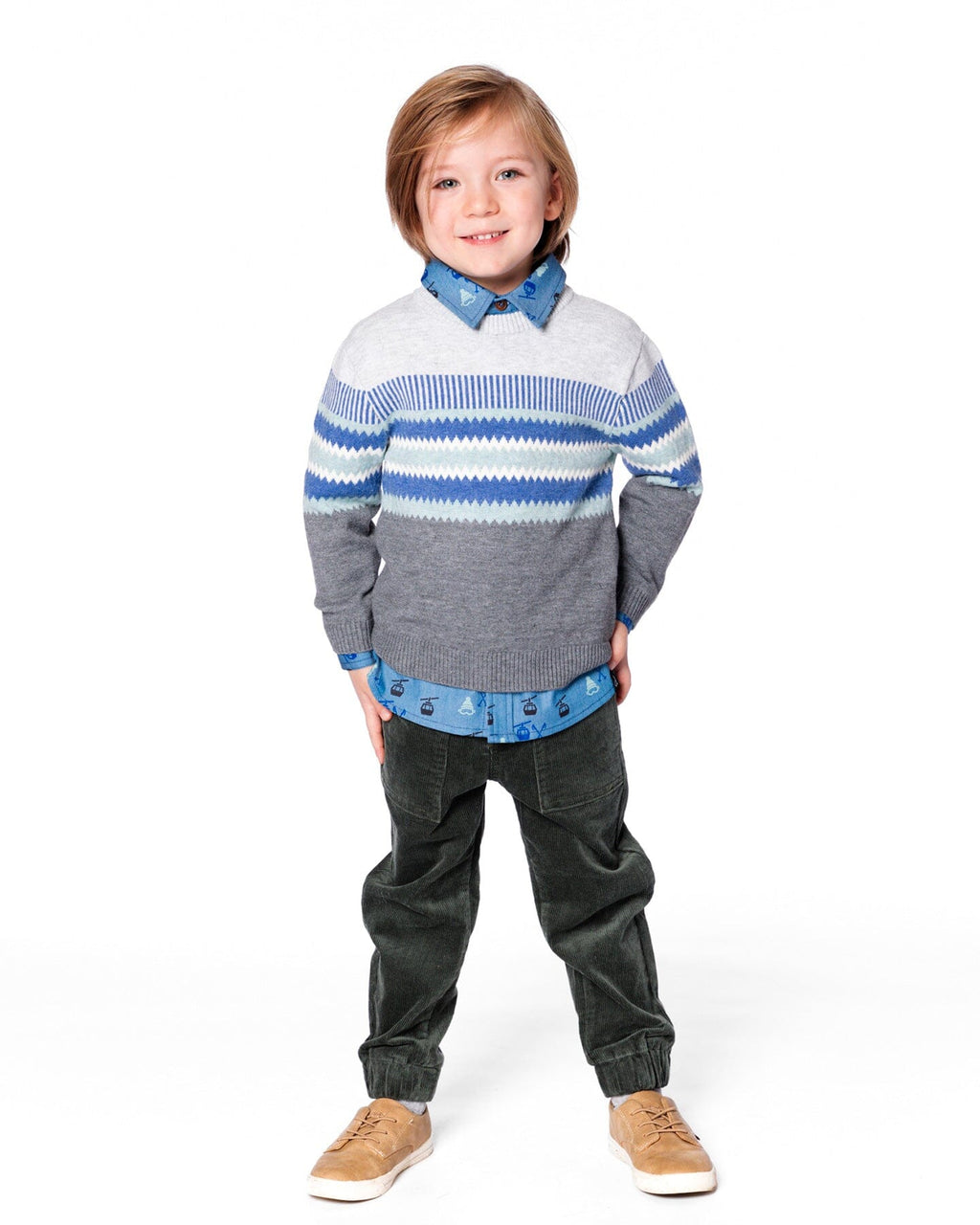 Stretch Corduroy Jogger Pants Forest Green