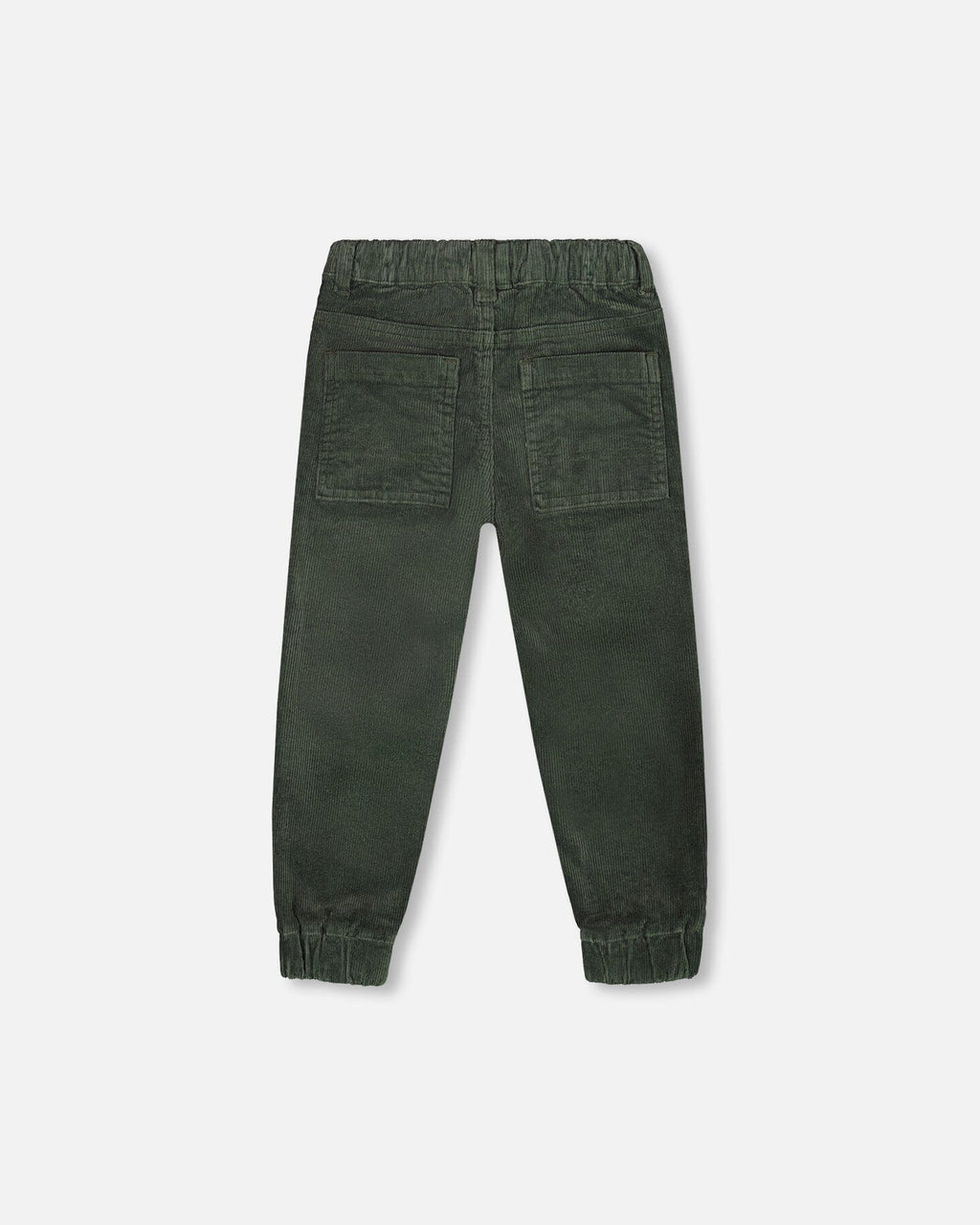 Stretch Corduroy Jogger Pants Forest Green