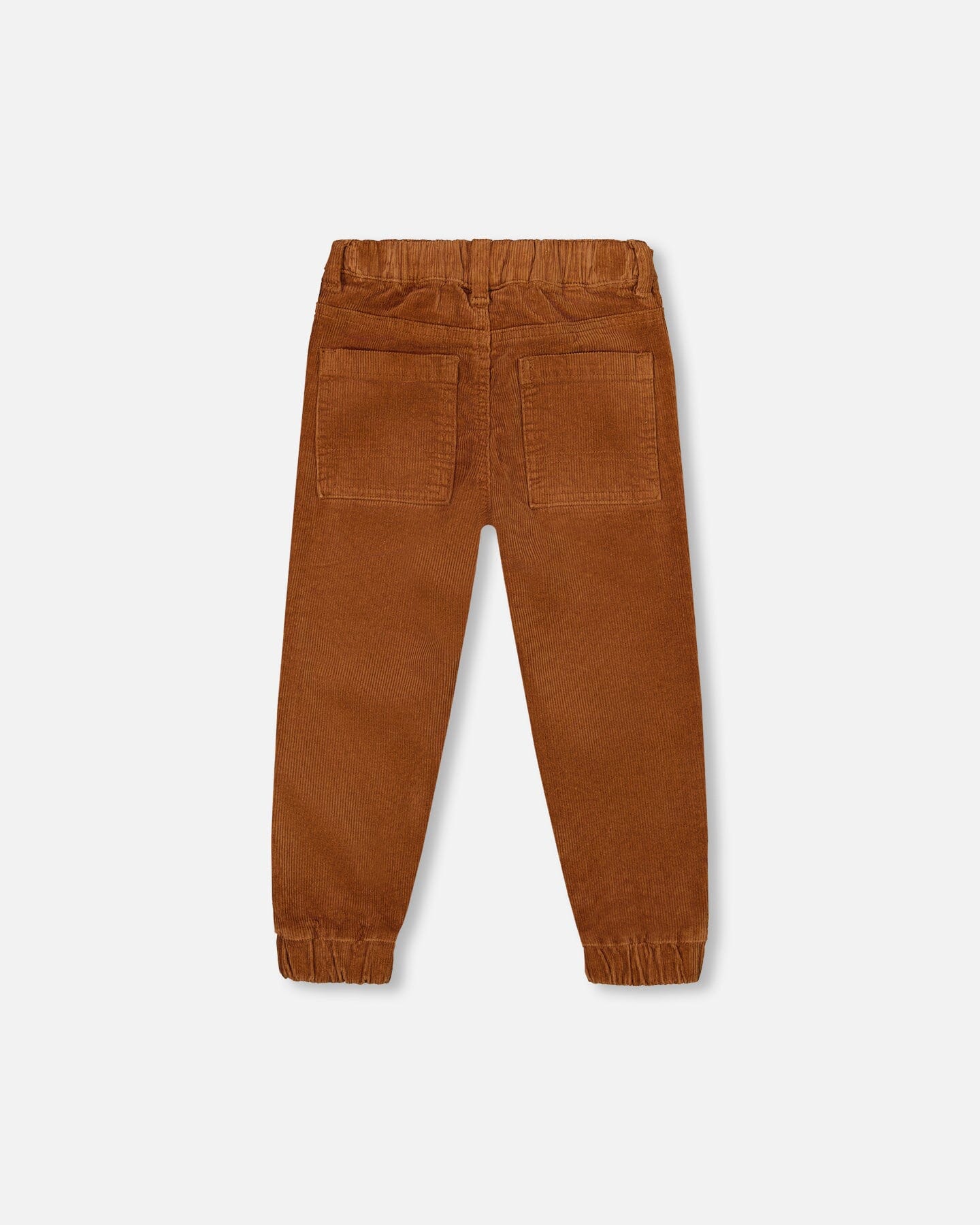 Stretch Corduroy Jogger Pants Brown