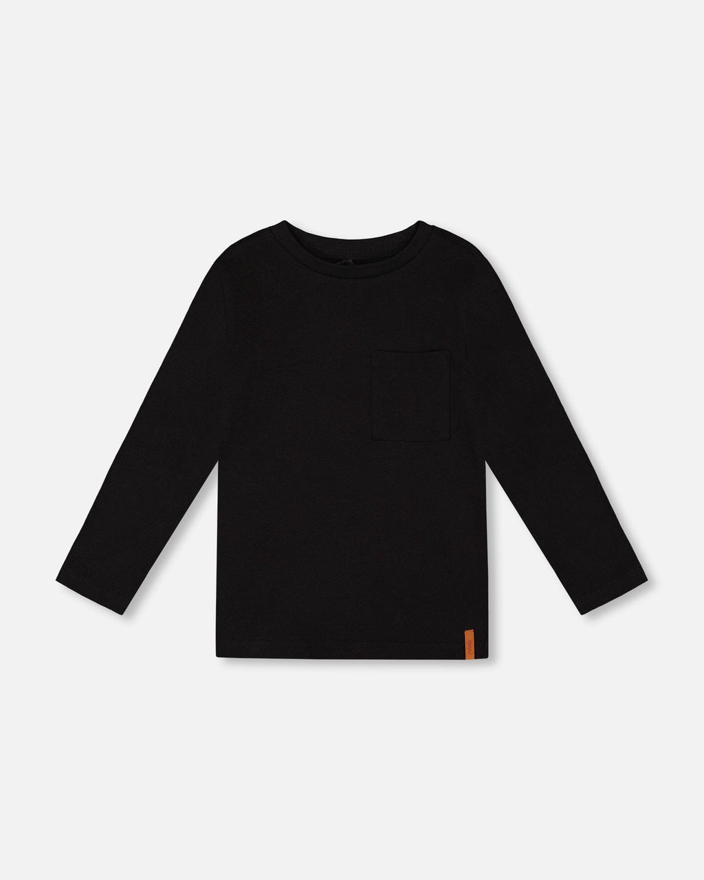 Organic Cotton Jersey Pocket T-Shirt Black