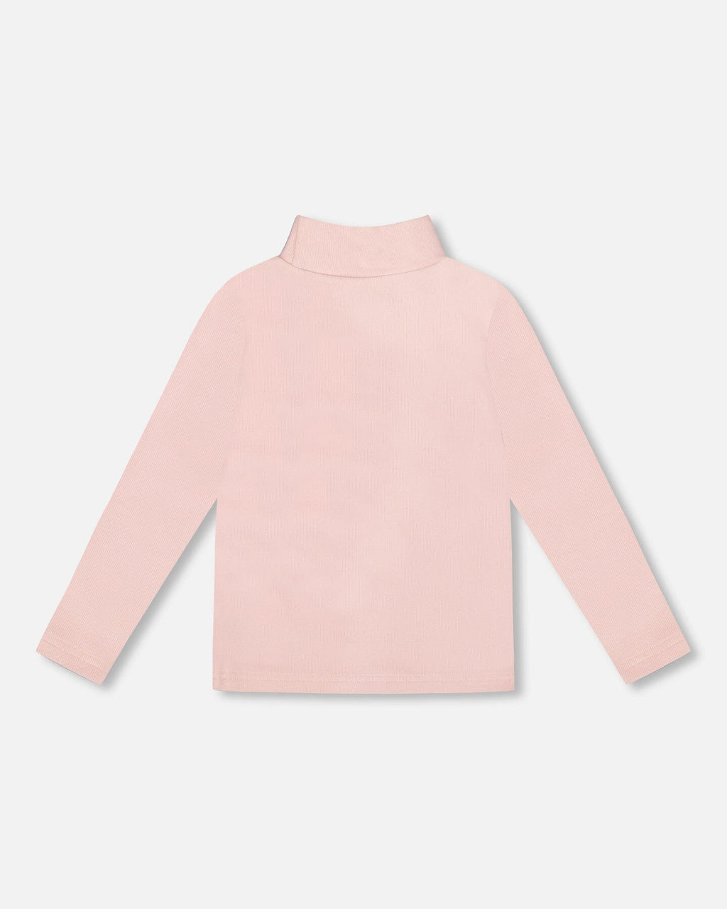 Super Soft Ribbed Mock Neck Top Pink