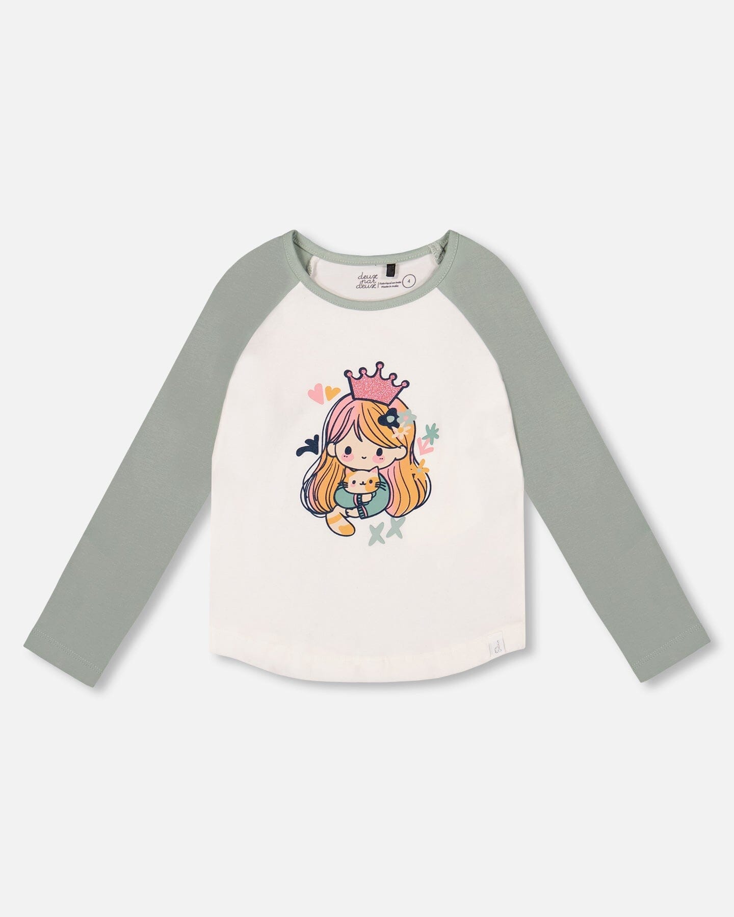 Jersey Raglan Sleeve Tee Off-White