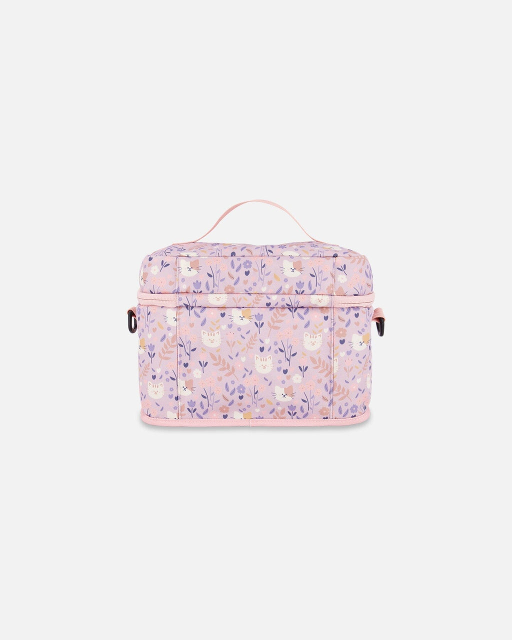 Lunch Box Lilac Cat Print
