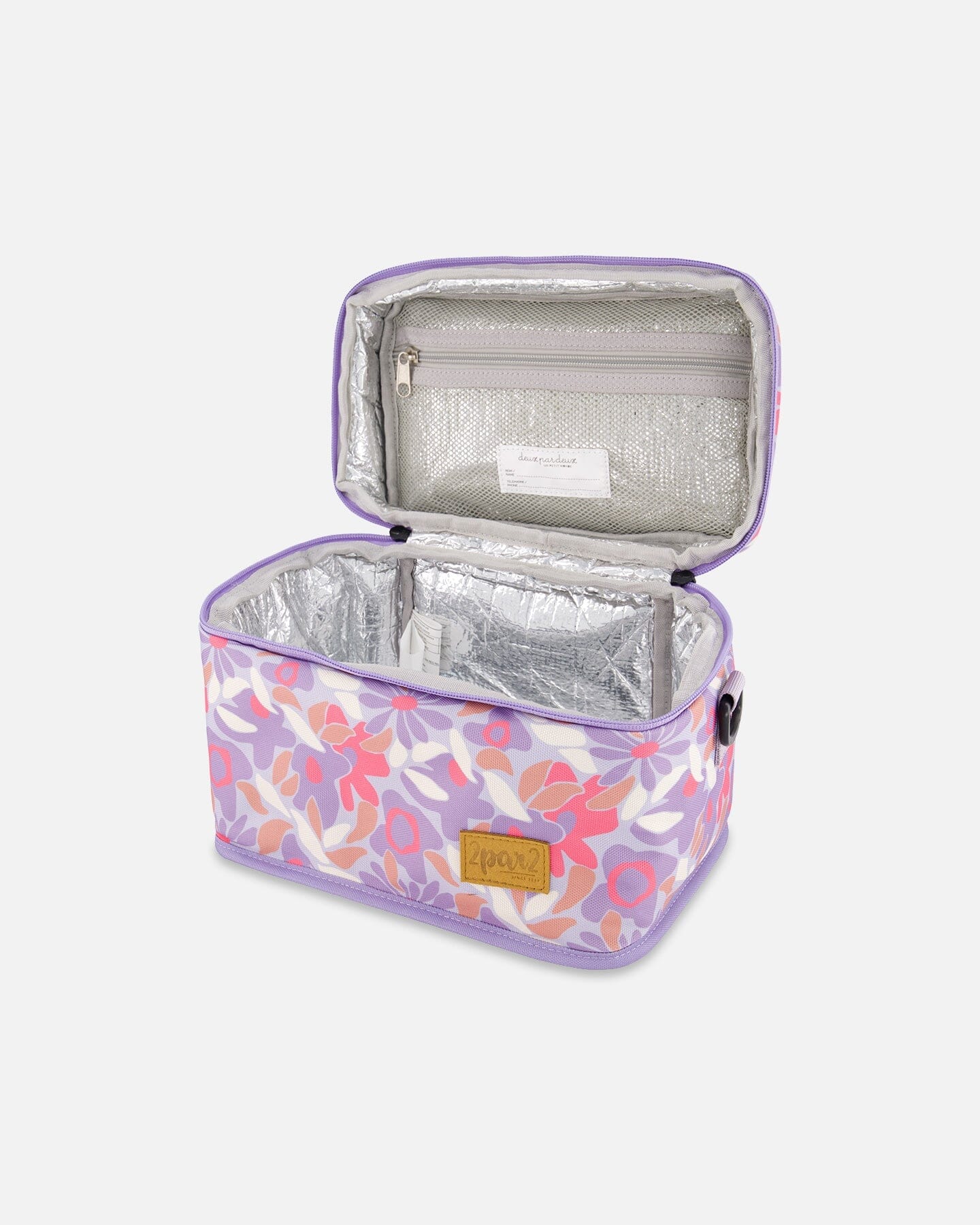Lunch Box Lilac Retro Flower Print