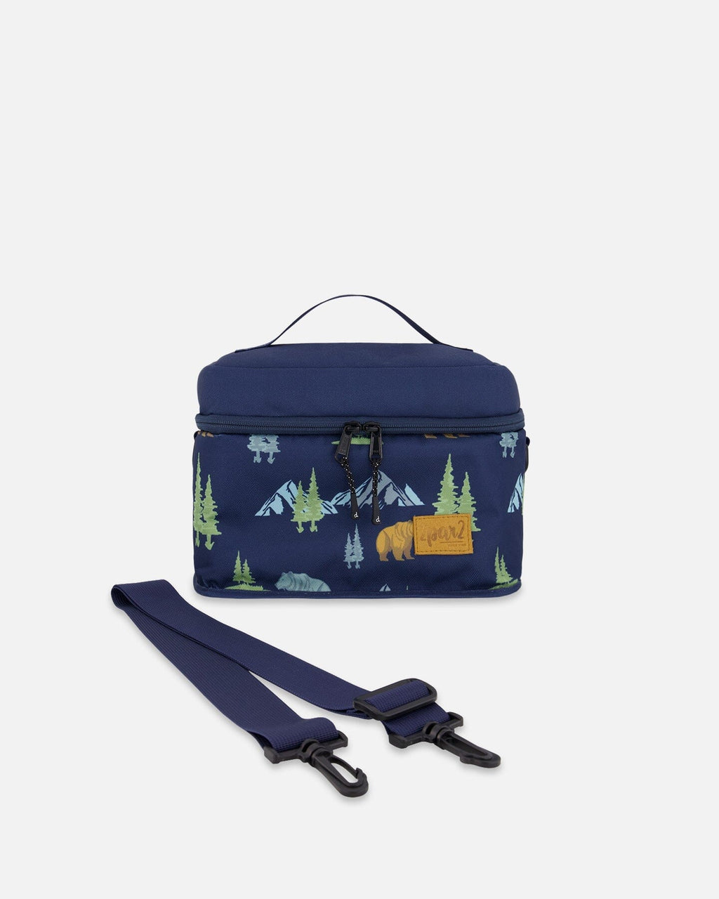 Lunch Box Navy Animal Print
