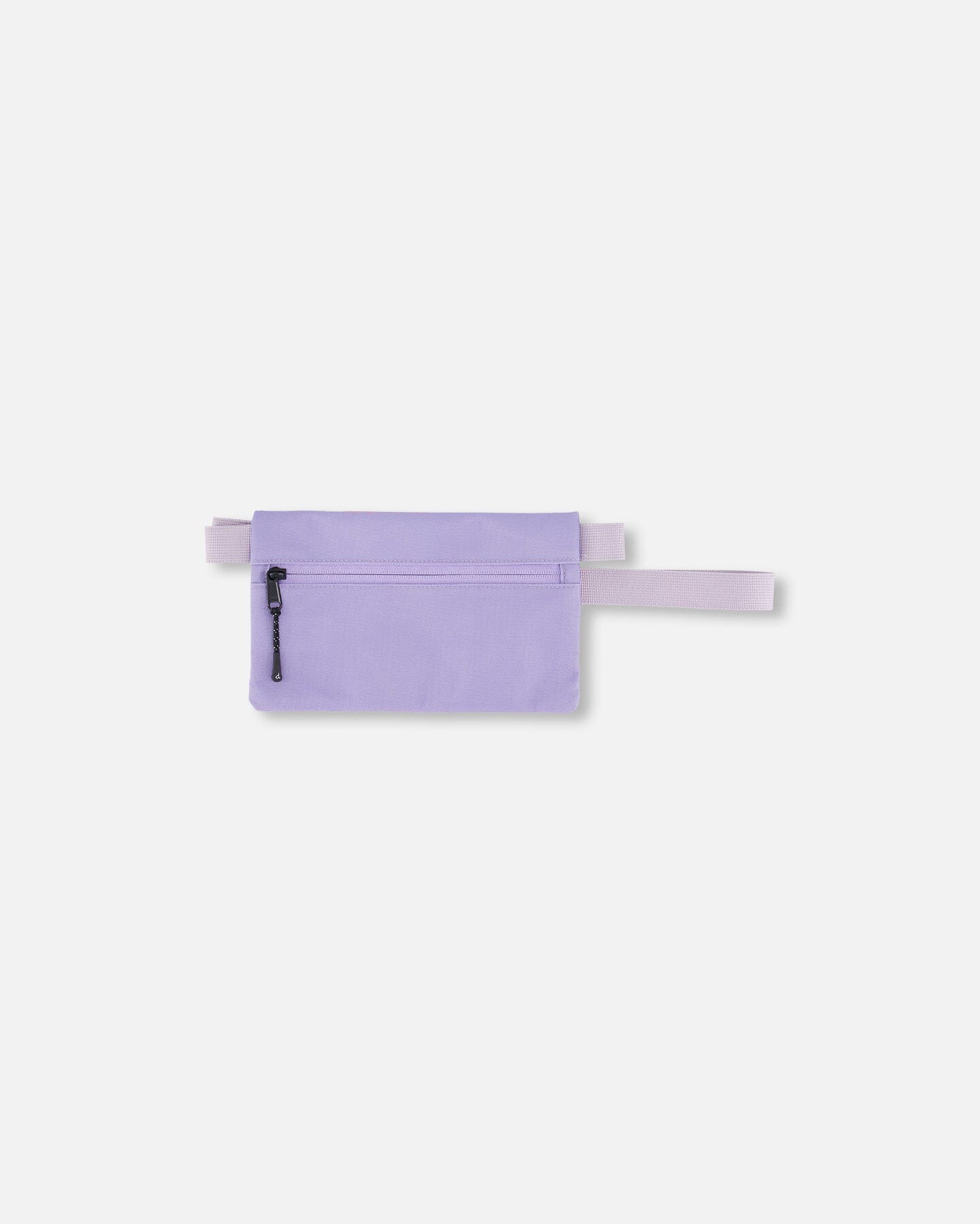 Double Pencil Case Lilac Retro Flower Print