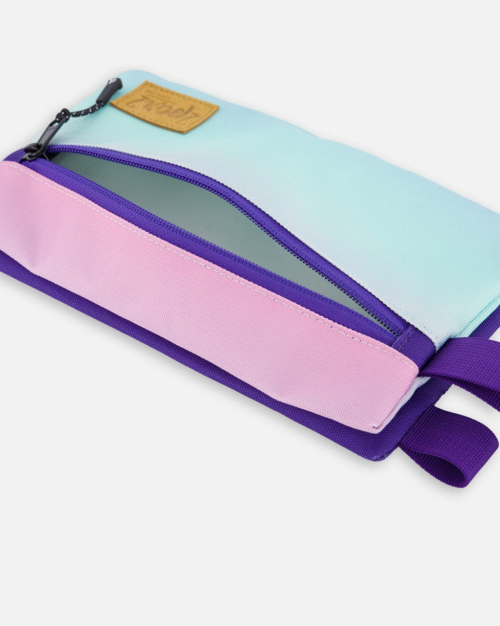 Double Pencil Case Purple Gradient