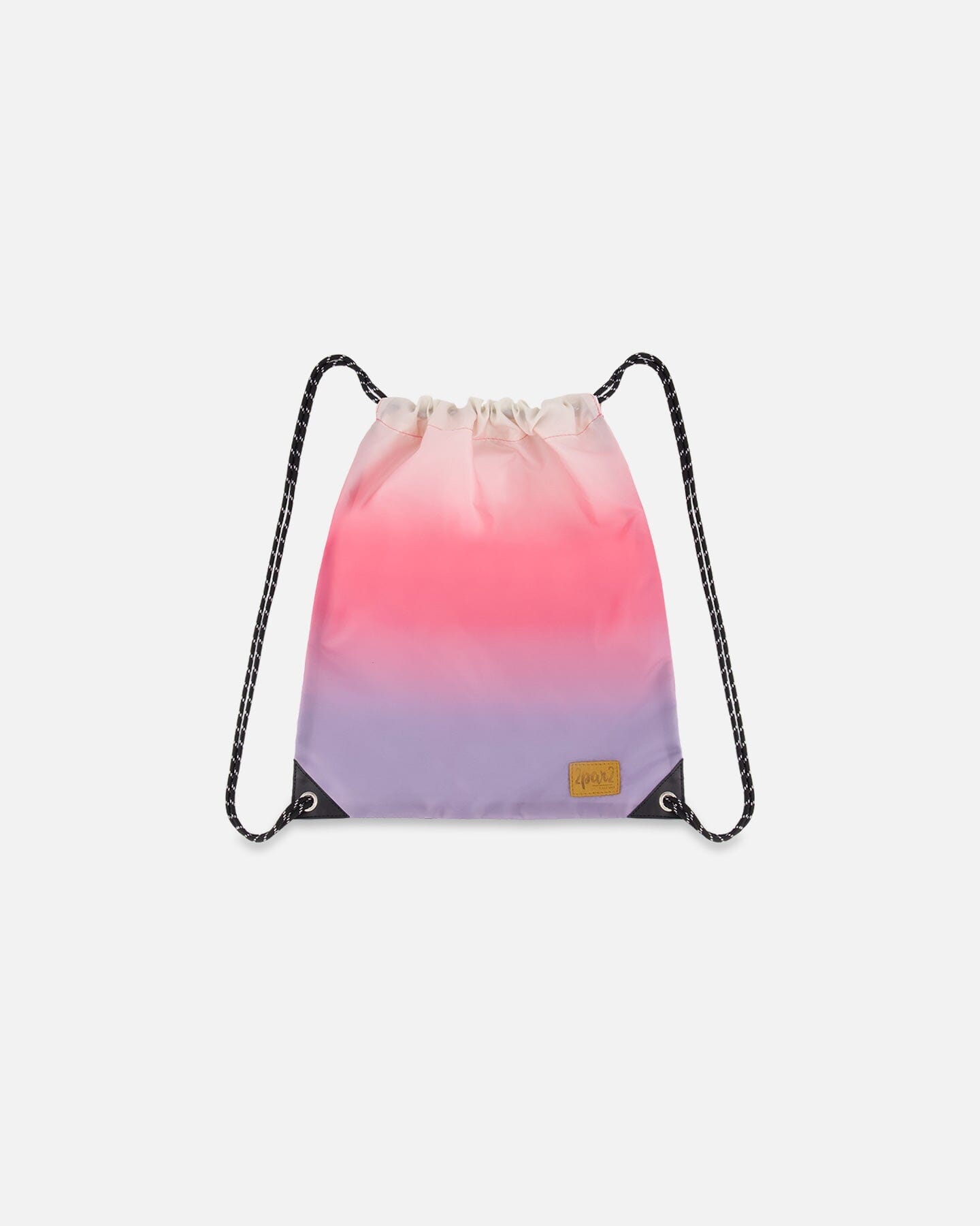 Drawstring Bag Pink And Purple Gradient