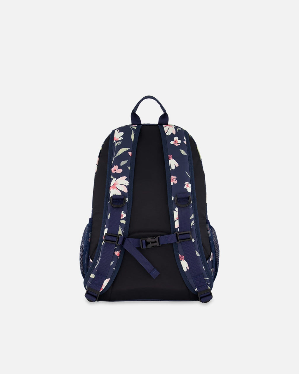 Kids Backpack Navy Flower Print
