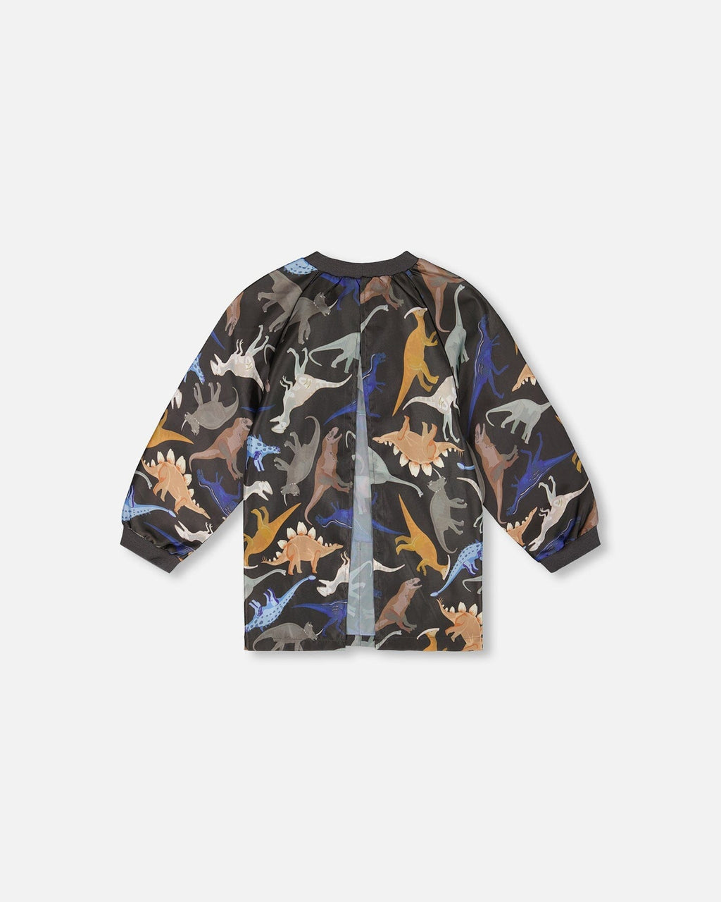 School Apron Black Dinosaur Print