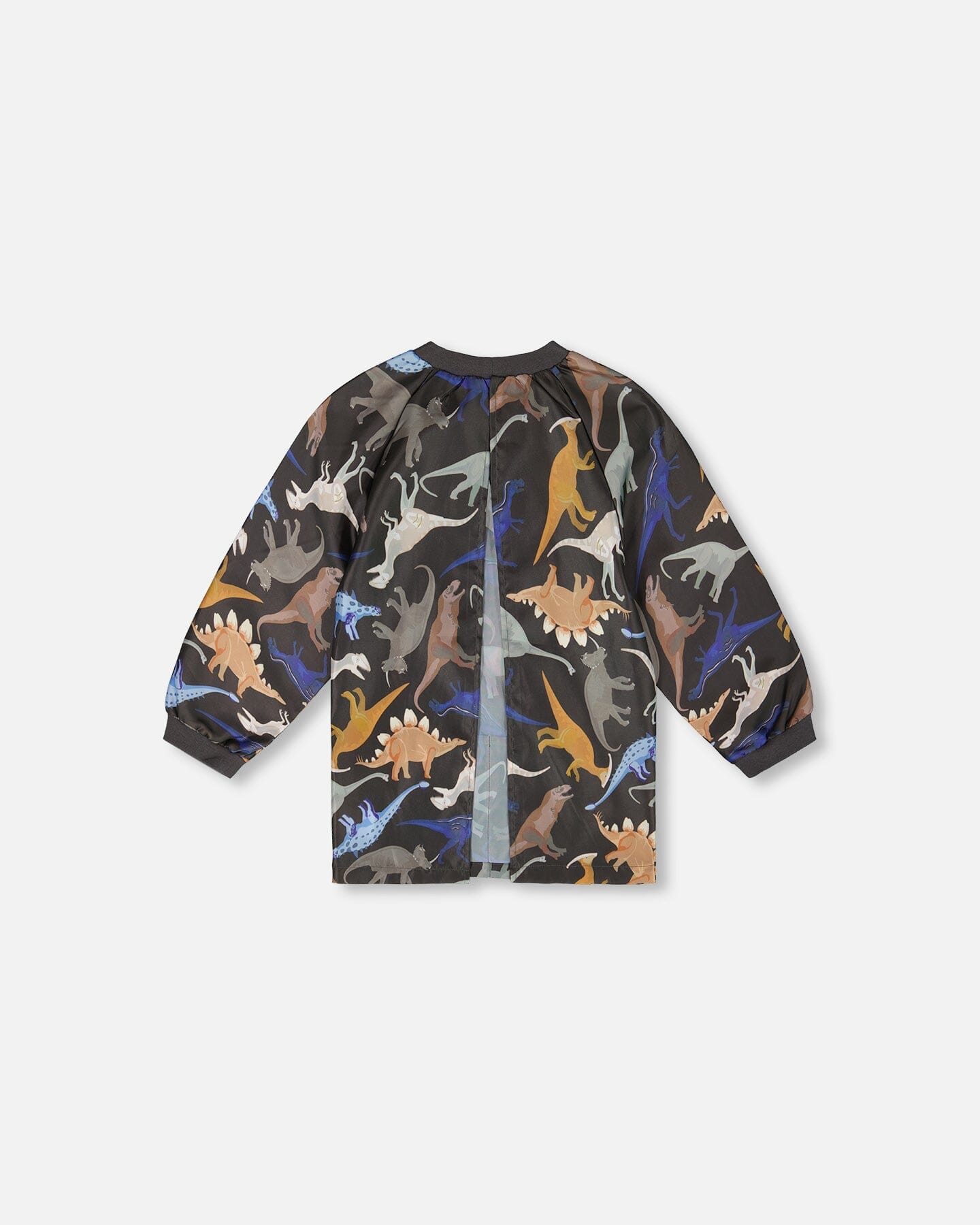 School Apron Black Dinosaur Print