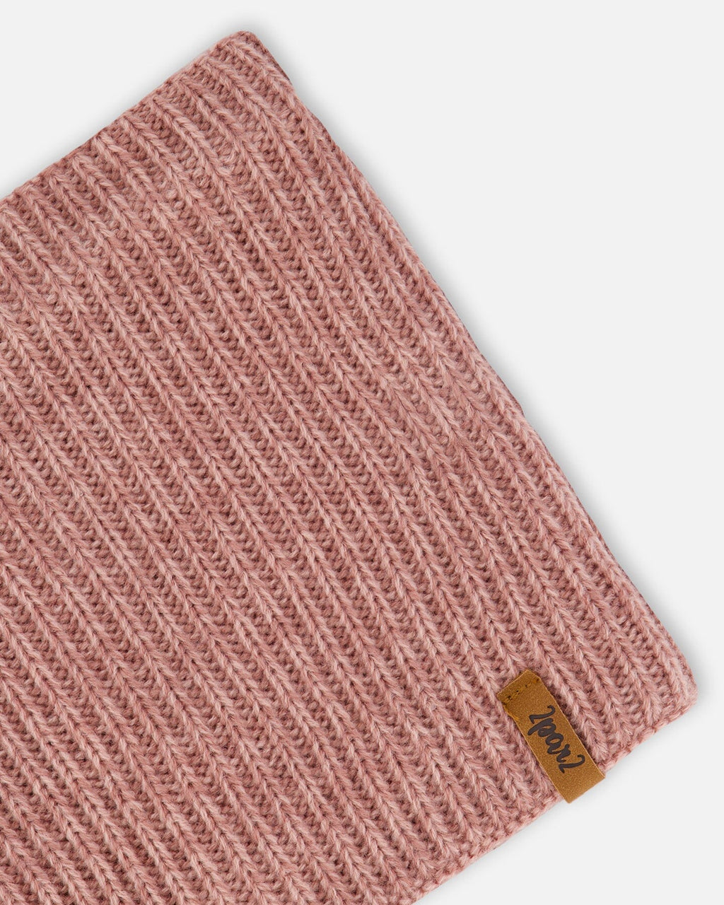 Mid-Season Knit Neck Warmer Dusty Pink