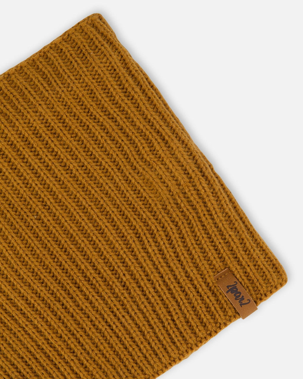 Mid-Season Knit Neck Warmer Brown Pecan