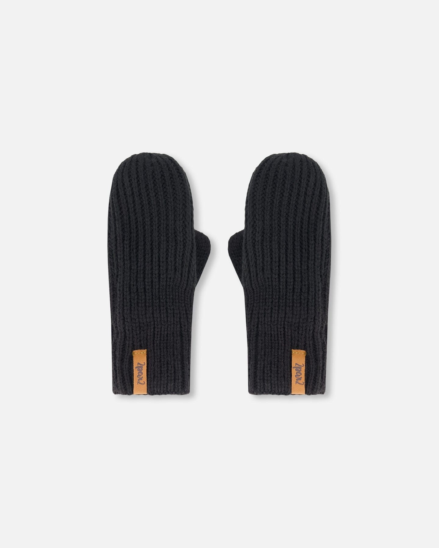 Mid-Season Knit Mittens Black