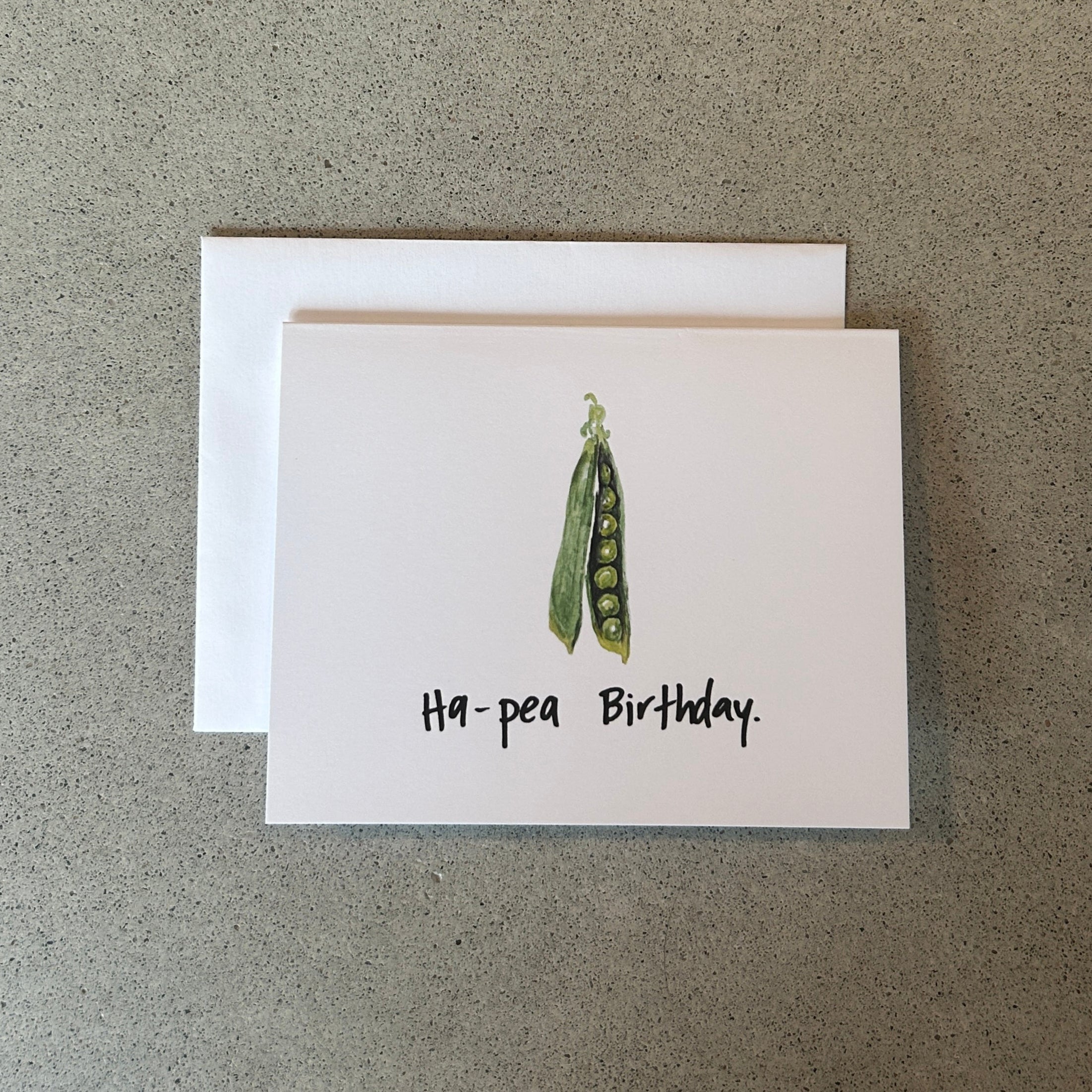 Ha-Pea Birthday | Punny Dad-Joke Greeting Card