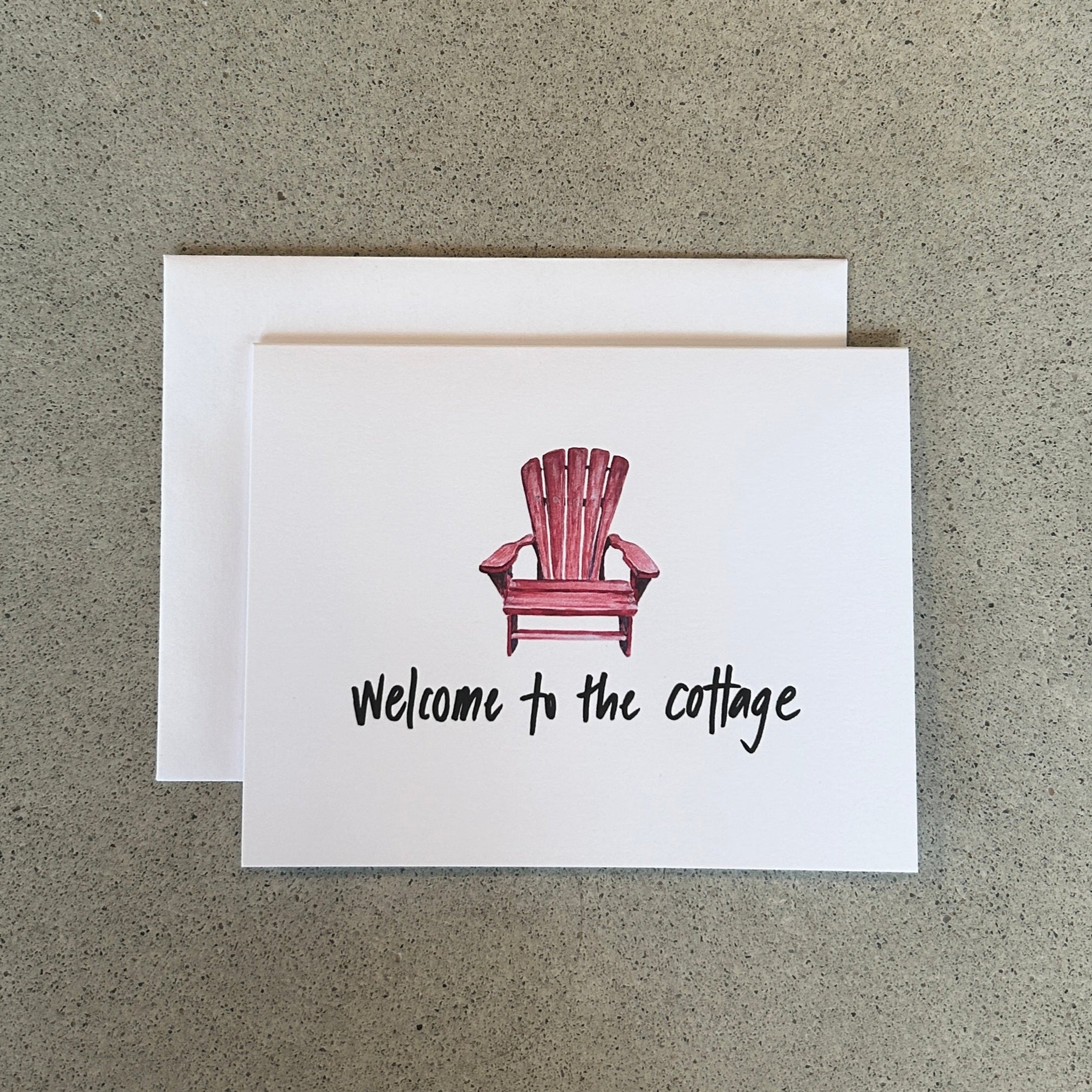 Welcome to the Cottage | Greeting Card