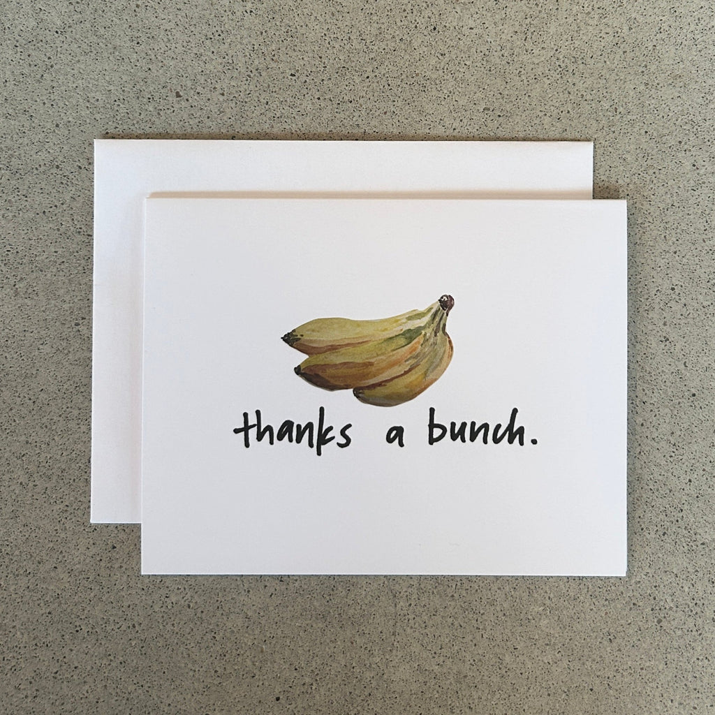 Thanks a Bunch | Punny Dad-Joke Greeting Card