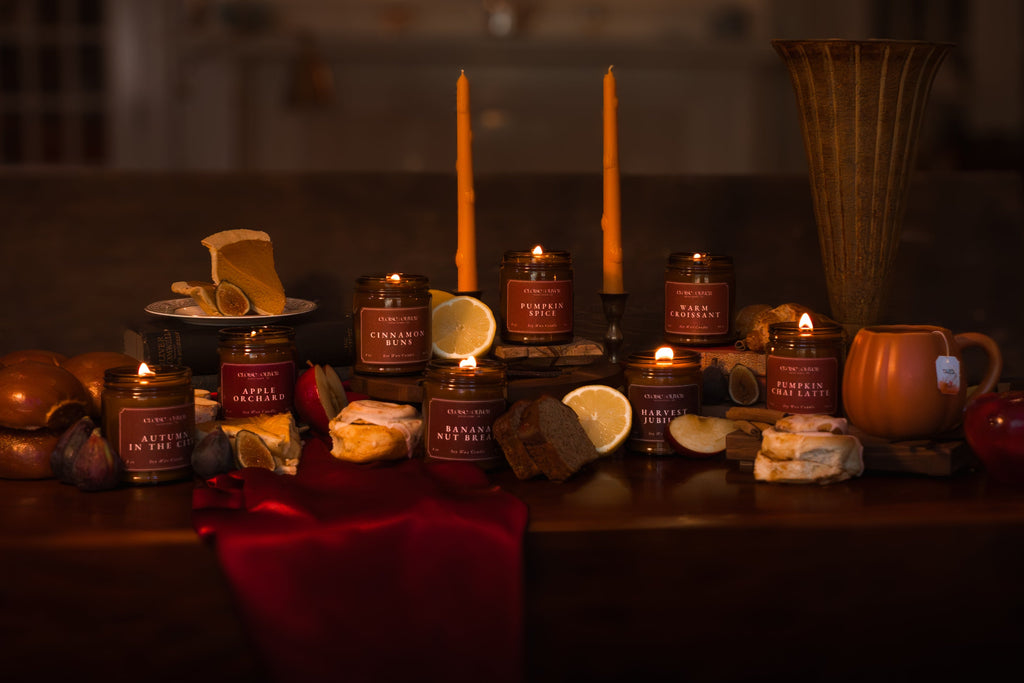 8oz Autumn Scented Candles