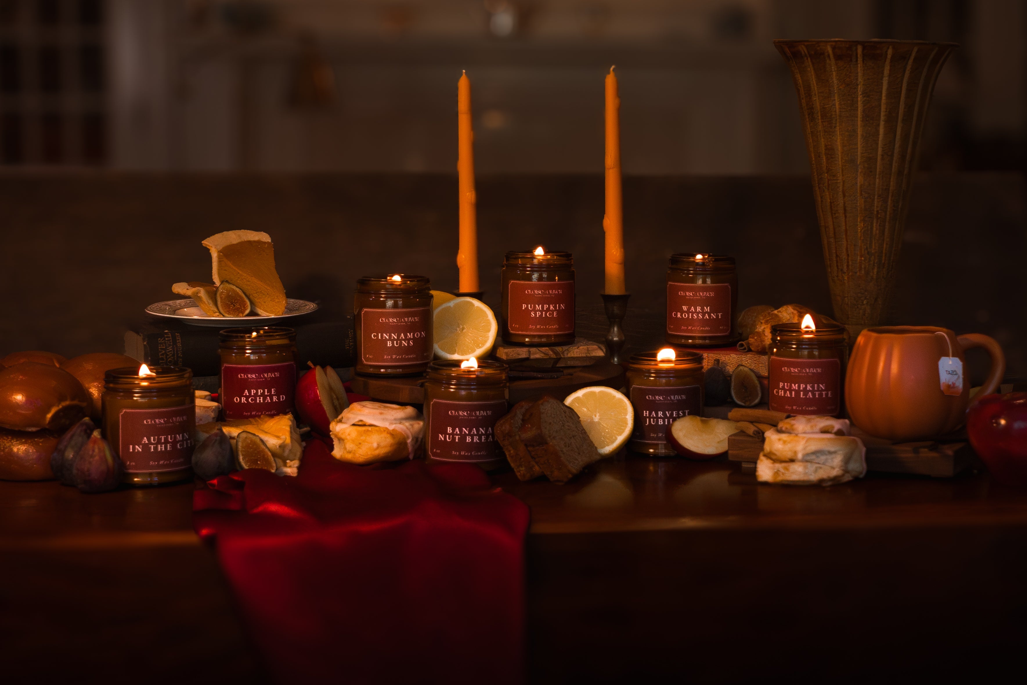 8oz Autumn Scented Candles