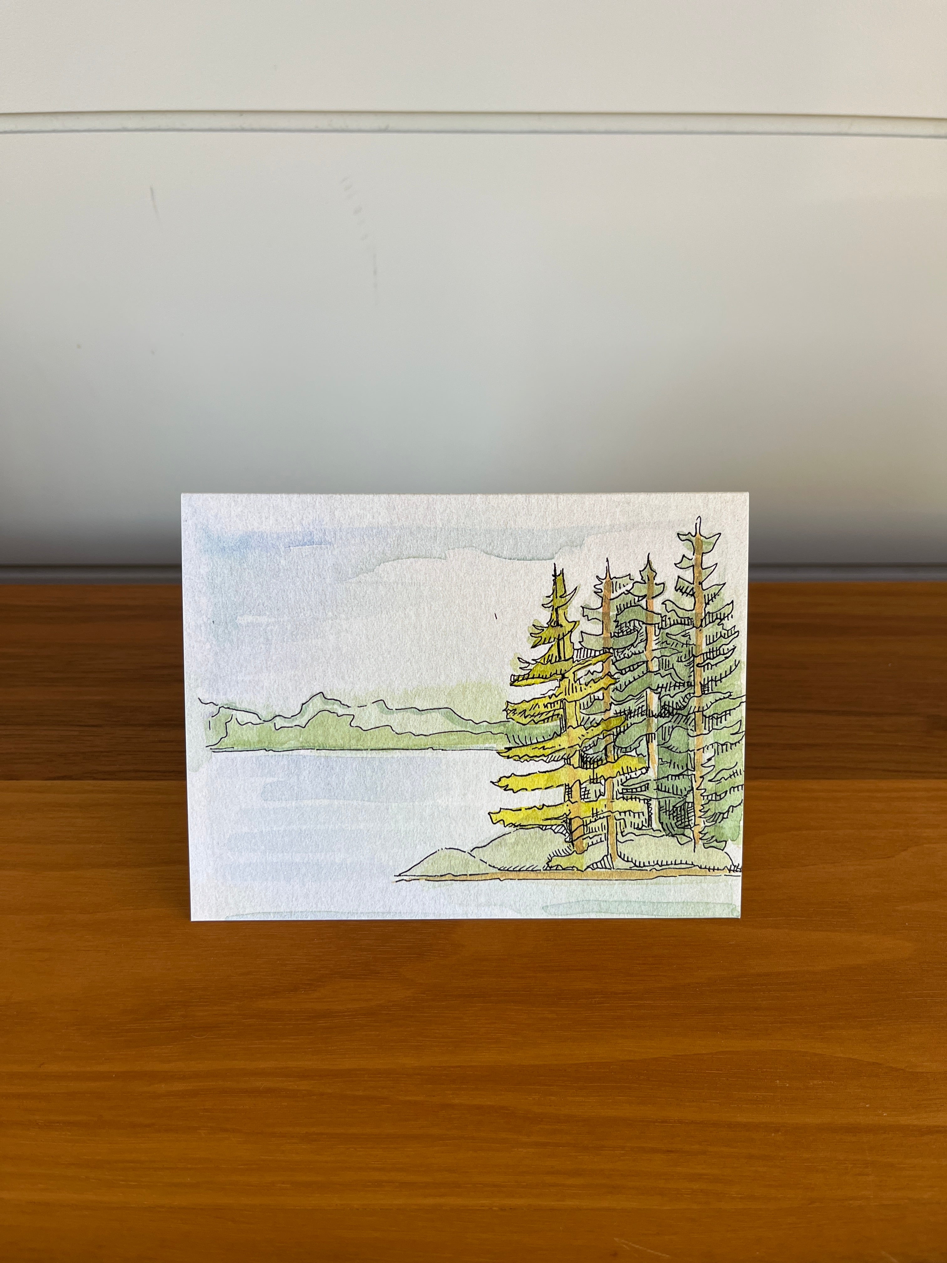 Marsh Lake Spring | Greeting Card