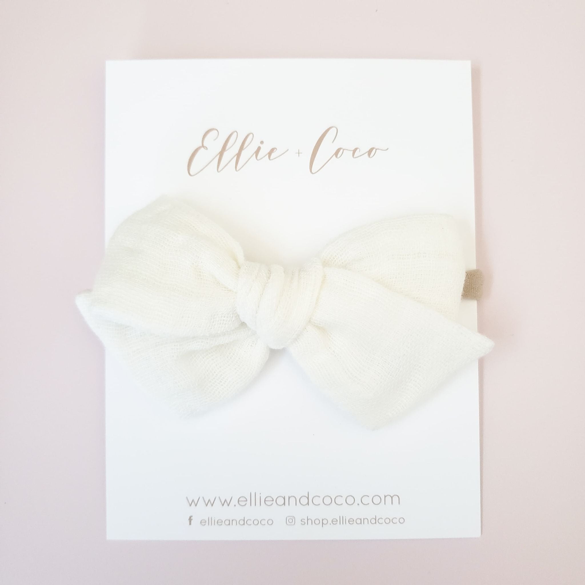 Gauze Bow | Ivory
