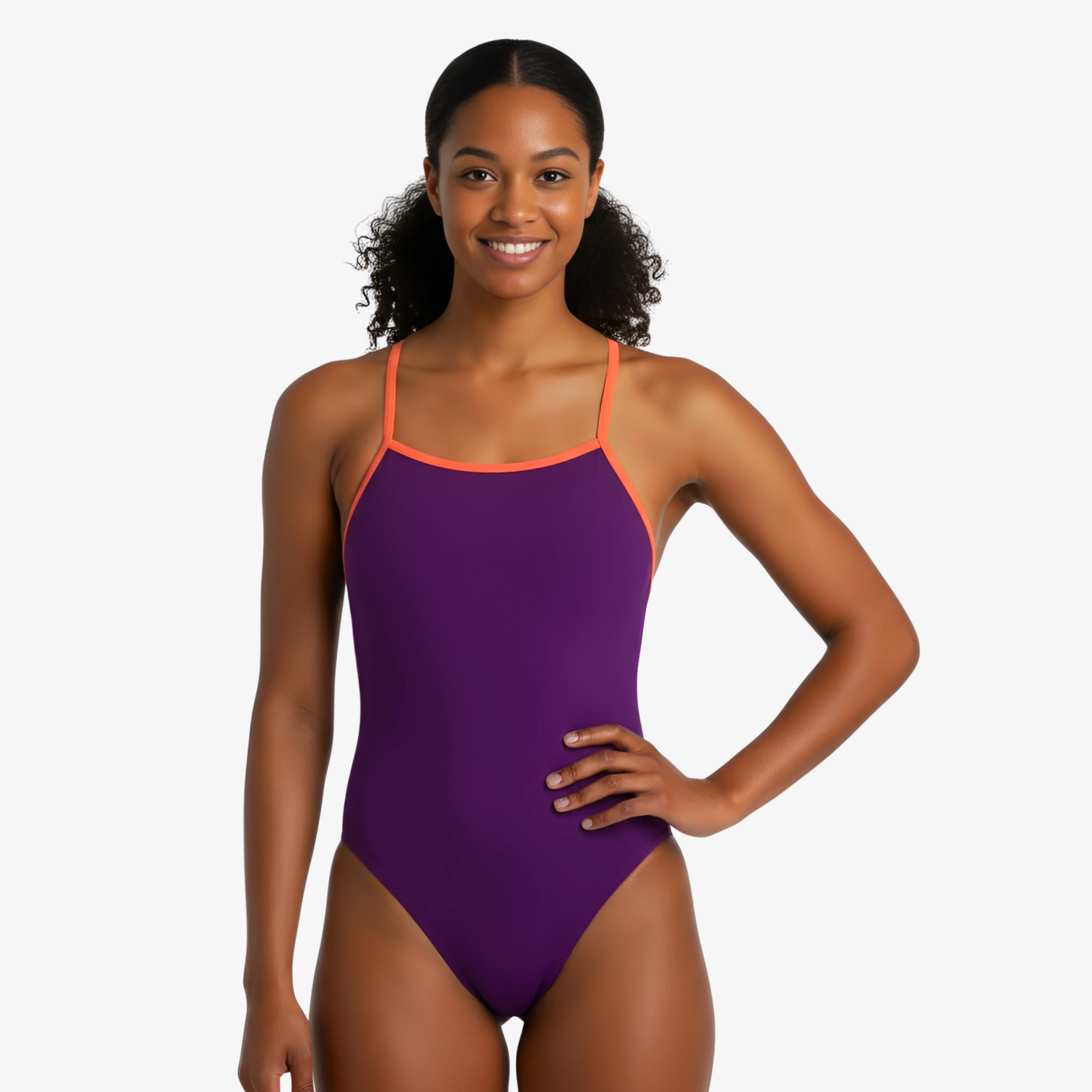 Norca Mirage Open-Back One-Piece Performance Swimsuit for Women