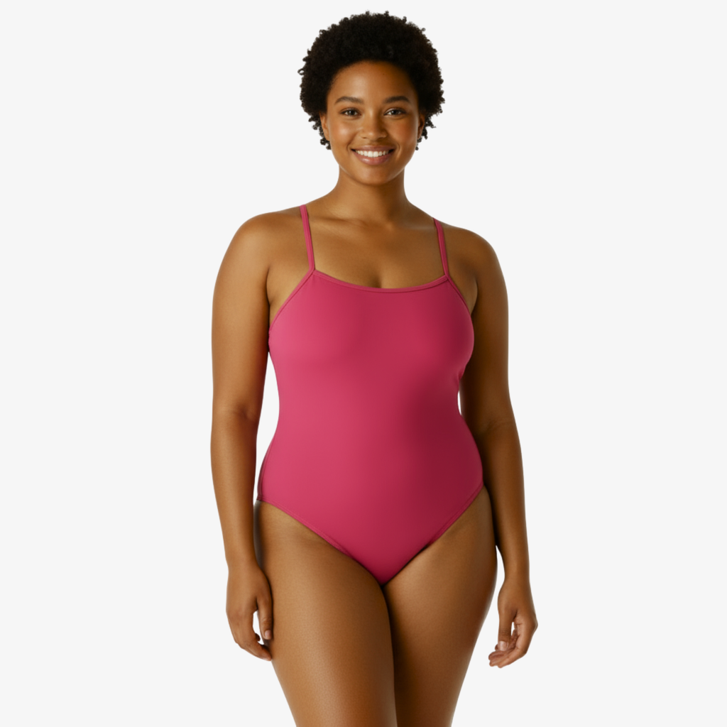 Norca Berry Open-Back One-Piece Women's Performance Swimsuit