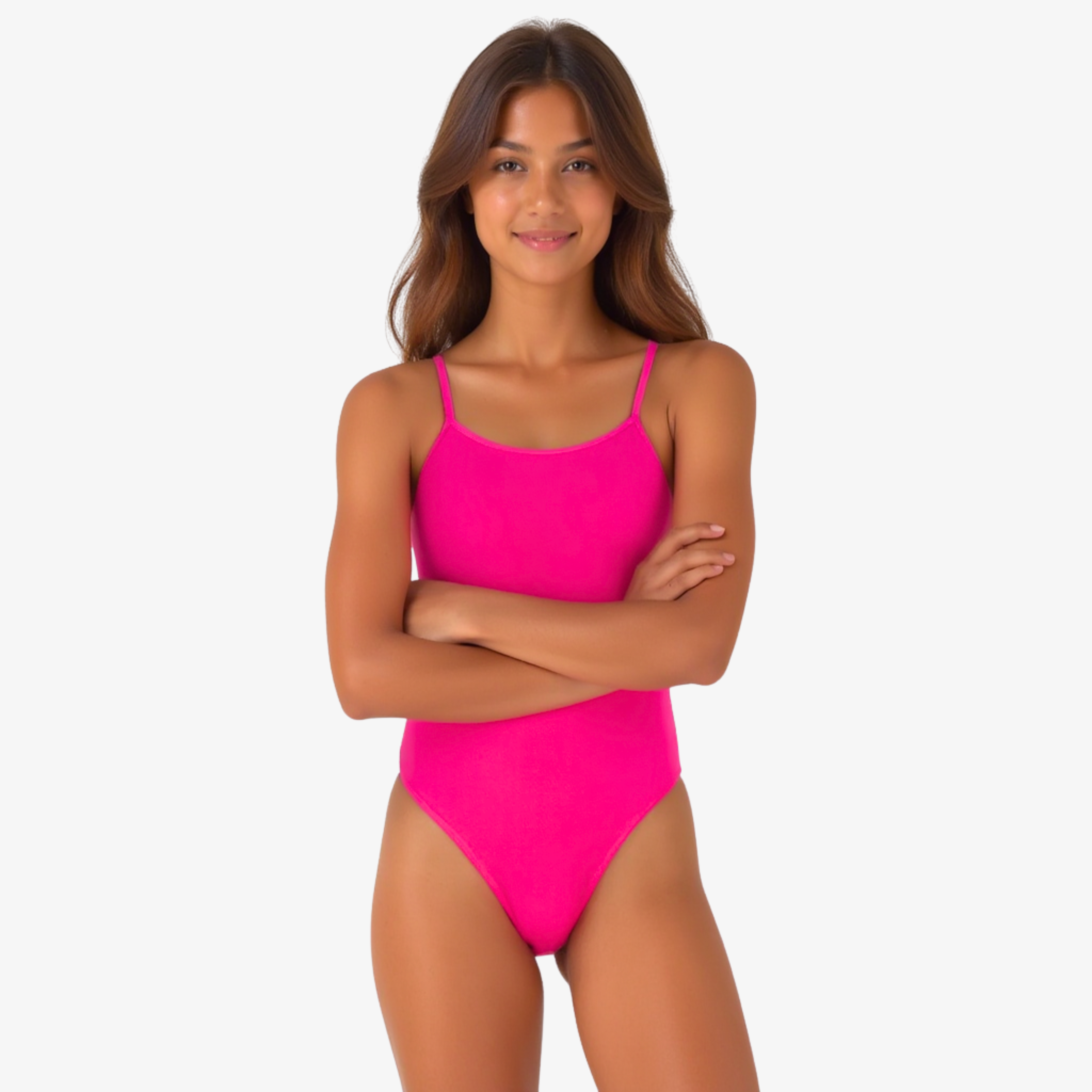 Norca Flamingo Tie-Back One-Piece Training Swimsuit for Women