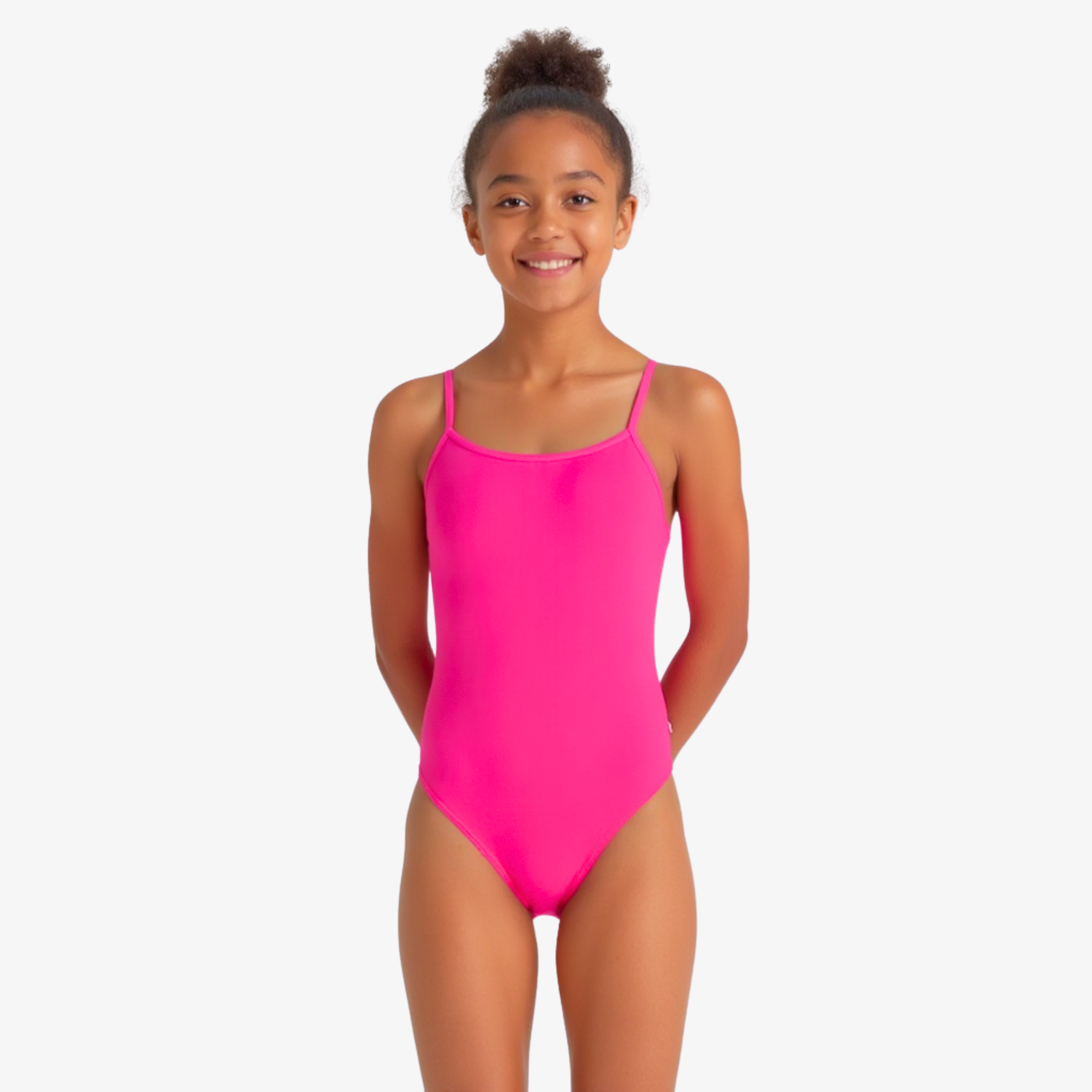 Norca Flamingo Tie-Back One-Piece Training Swimsuit for Women