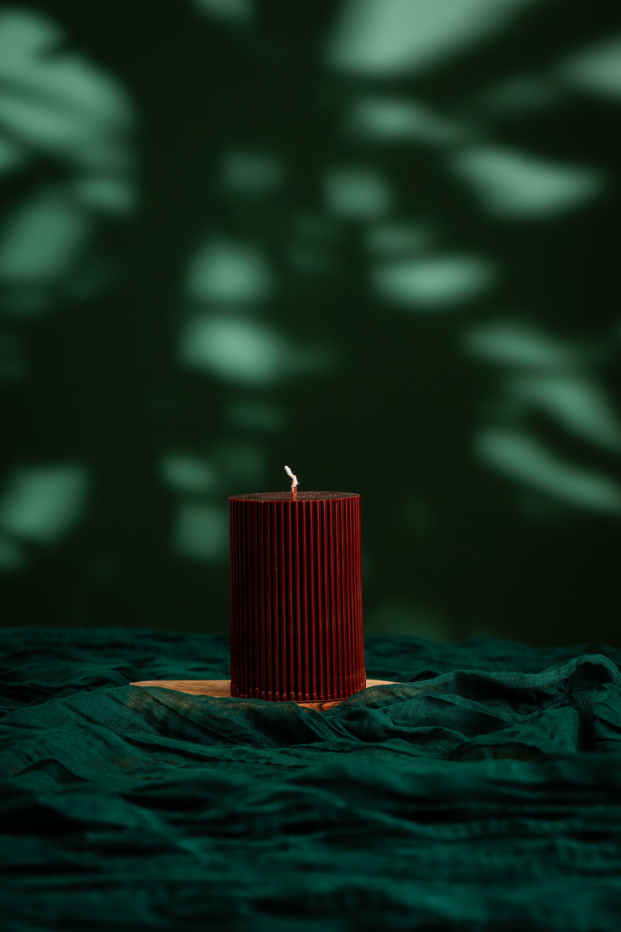 Pinstripe Luxe Cylinder Candle