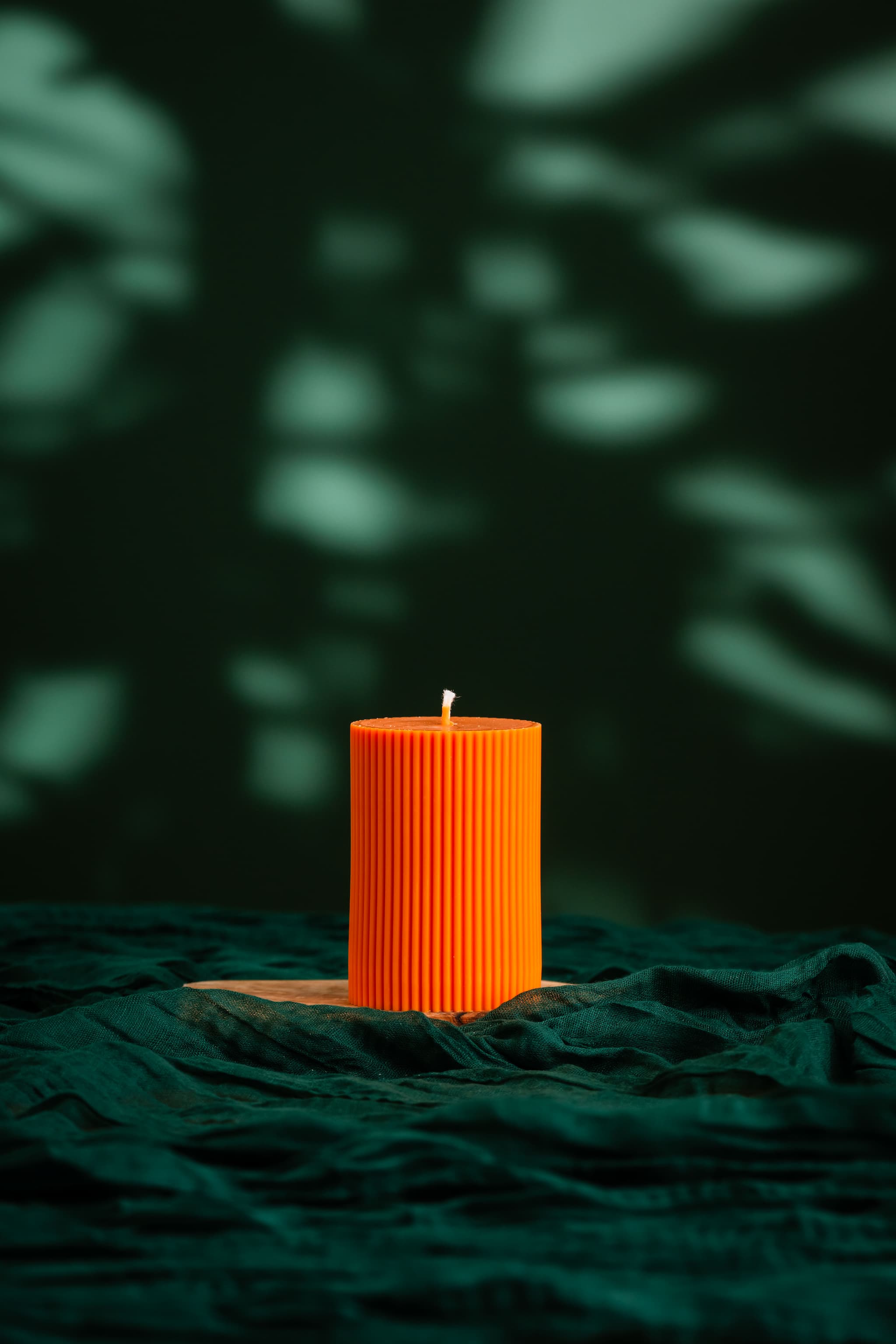 Pinstripe Luxe Cylinder Candle