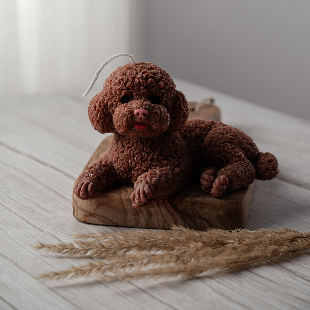 Brown Puppy Dog Candle - Limited Edition 🐶 I Dog Candle