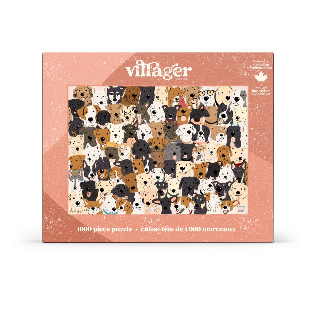 Rescue Dogs | 1000-Piece Puzzle for Adults | Designed in Canada by Rachel Lyon