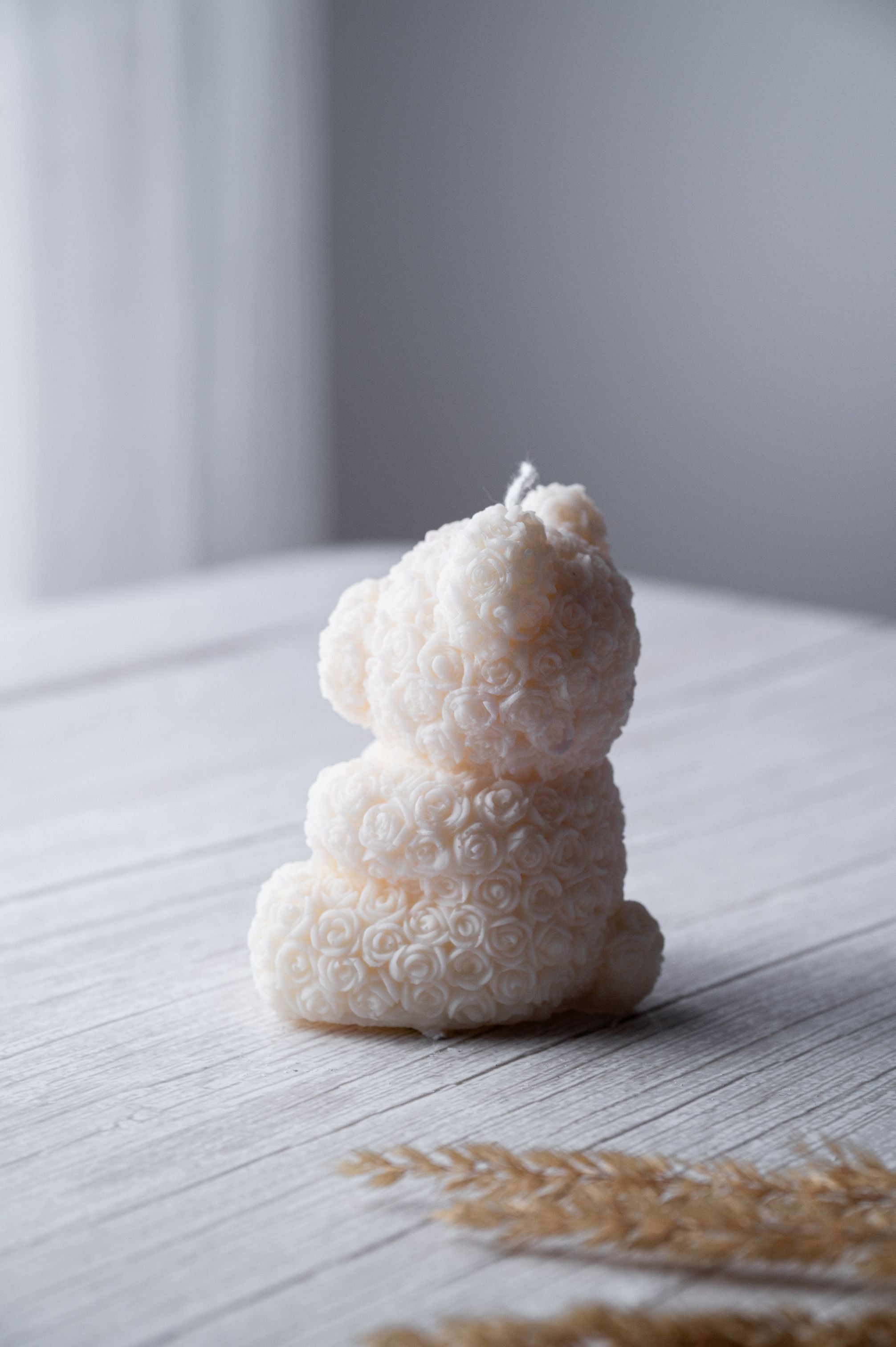 Rose Teddy Bear Candles