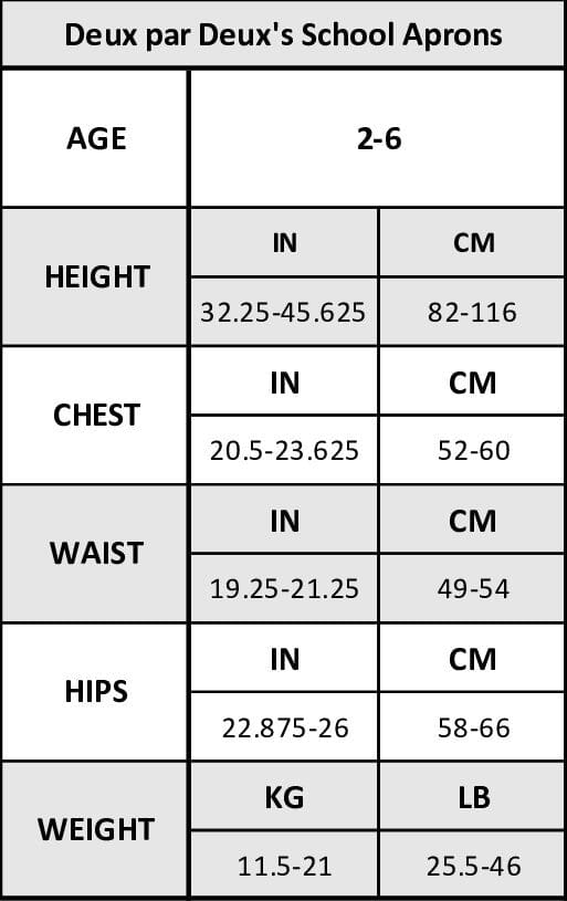 School Apron Smiley Face Boy