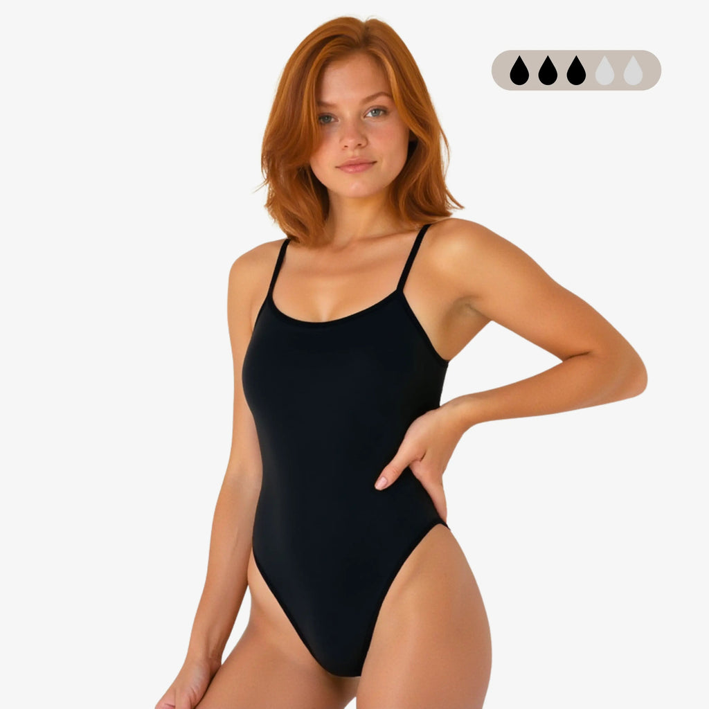 Norca SecureFlo Onyx X-Back Period Training Swimsuit