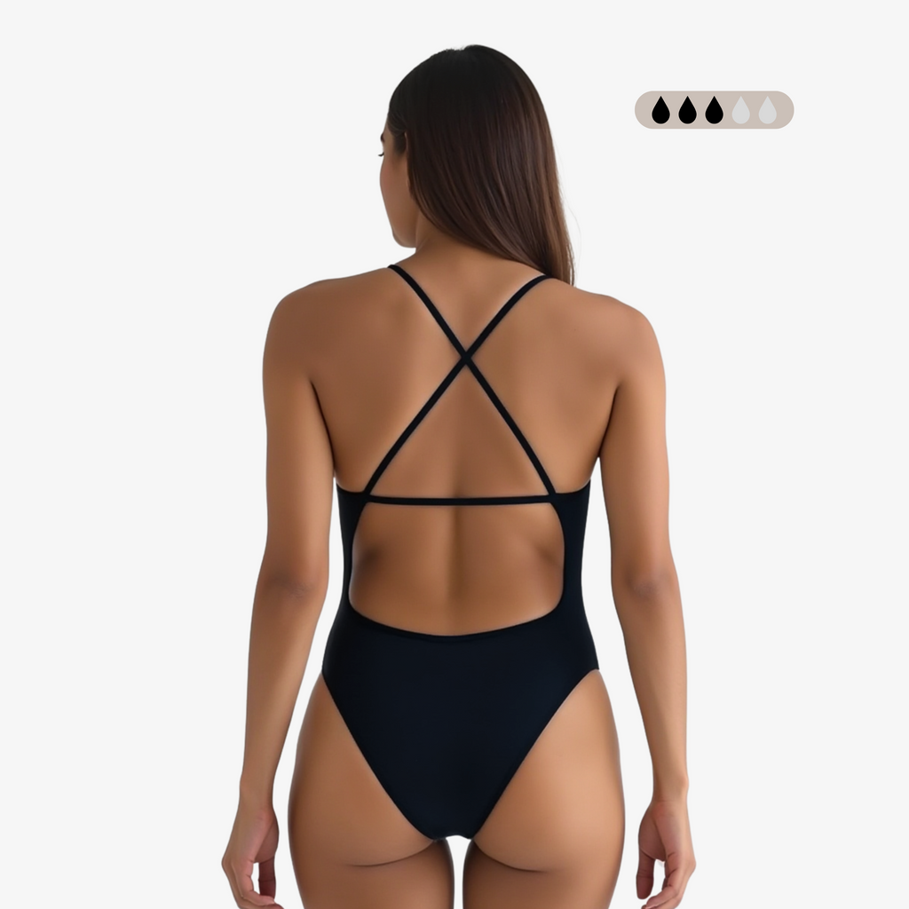 Norca SecureFlo Onyx X-Back Period Training Swimsuit