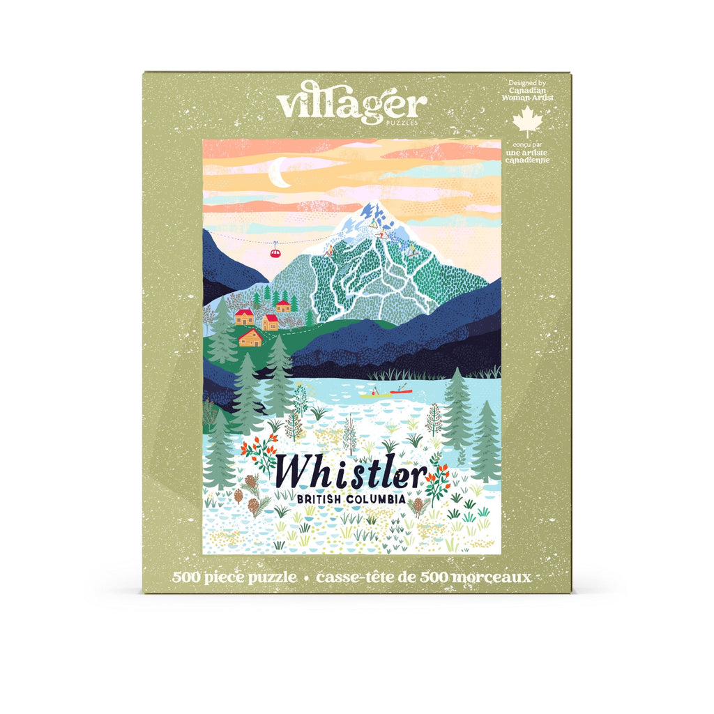 Whistler Mountain | 500-Piece Puzzle for Adults | Designed in Canada by Anja Jane