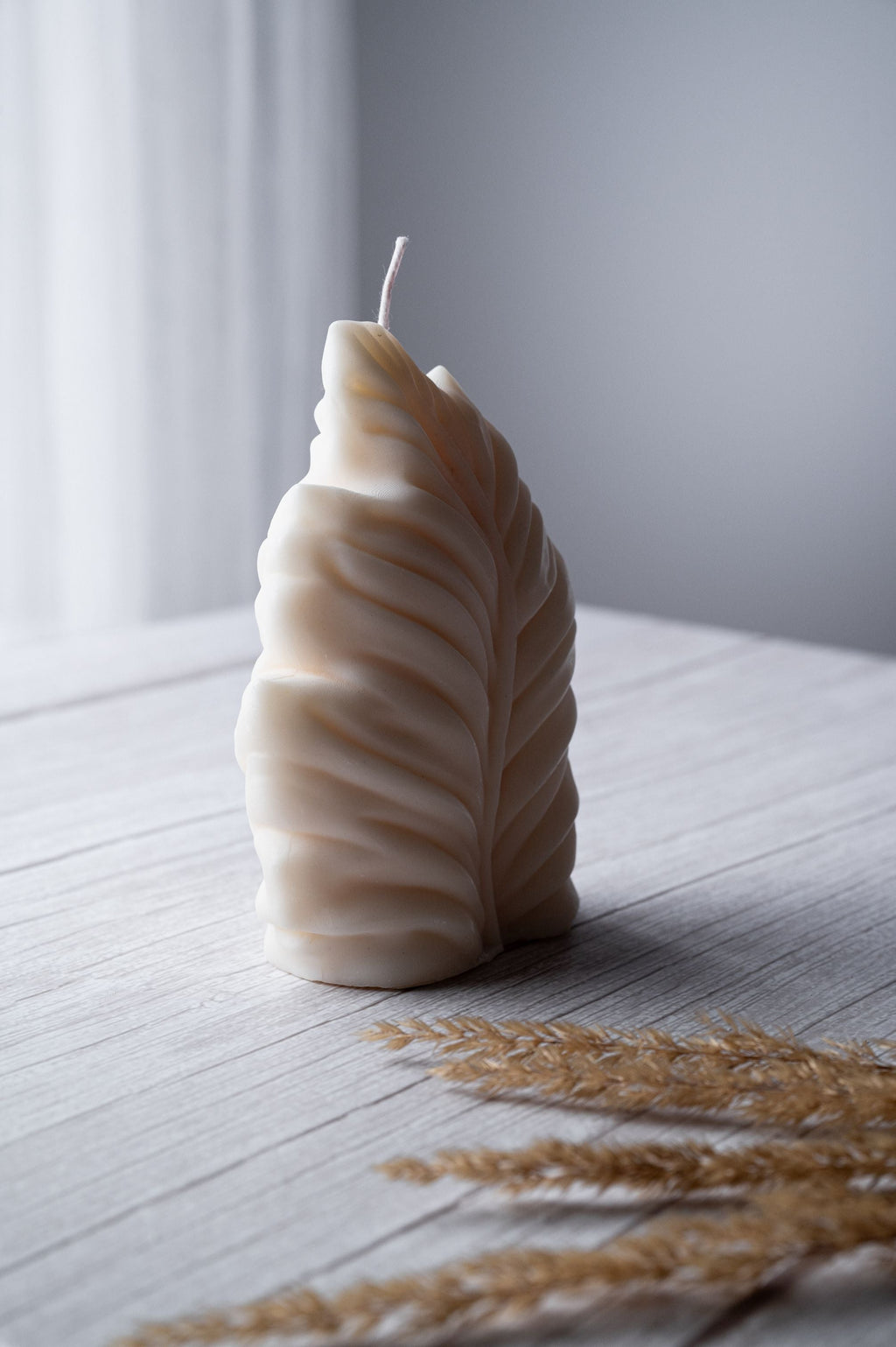 Large Leaf  "Hope" Candle