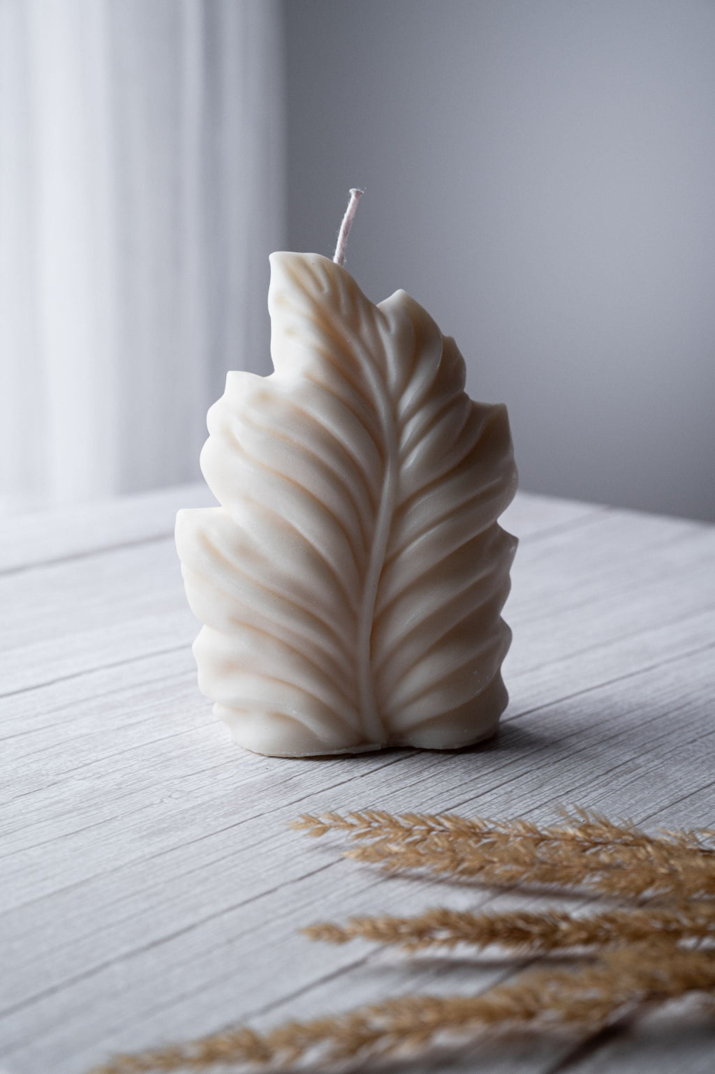 Large Leaf  "Hope" Candle