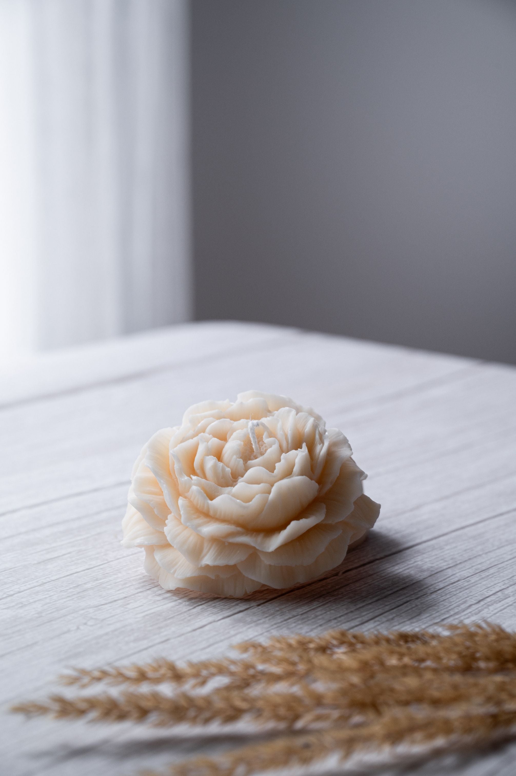 Peony Flower Candle