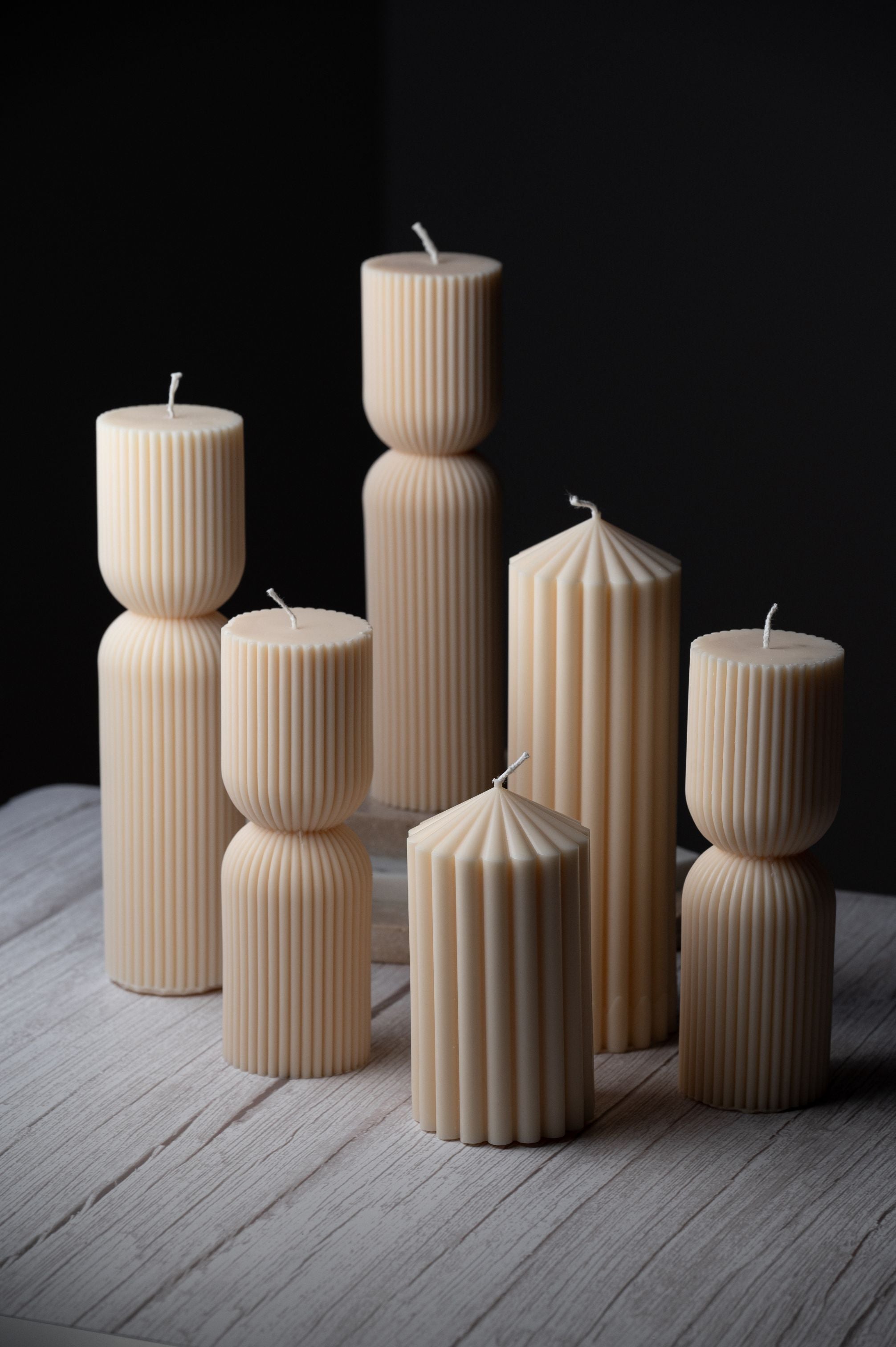 Aesthetic Candle - Pillar Candle Set