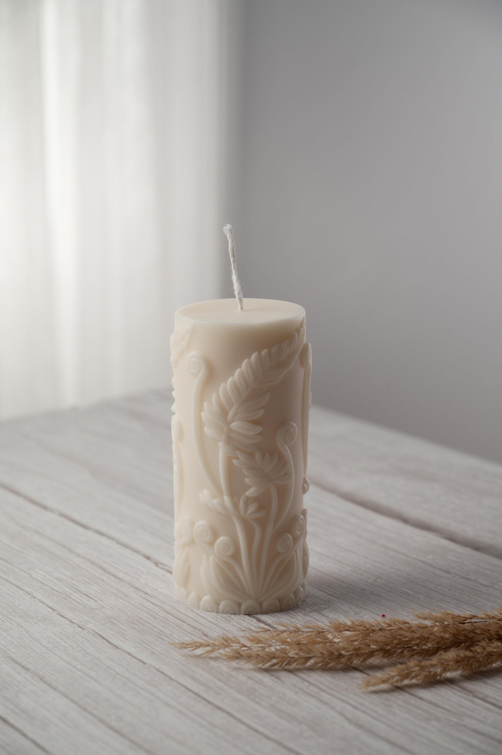 Fern Cylindrical Candle - Pillar Candle