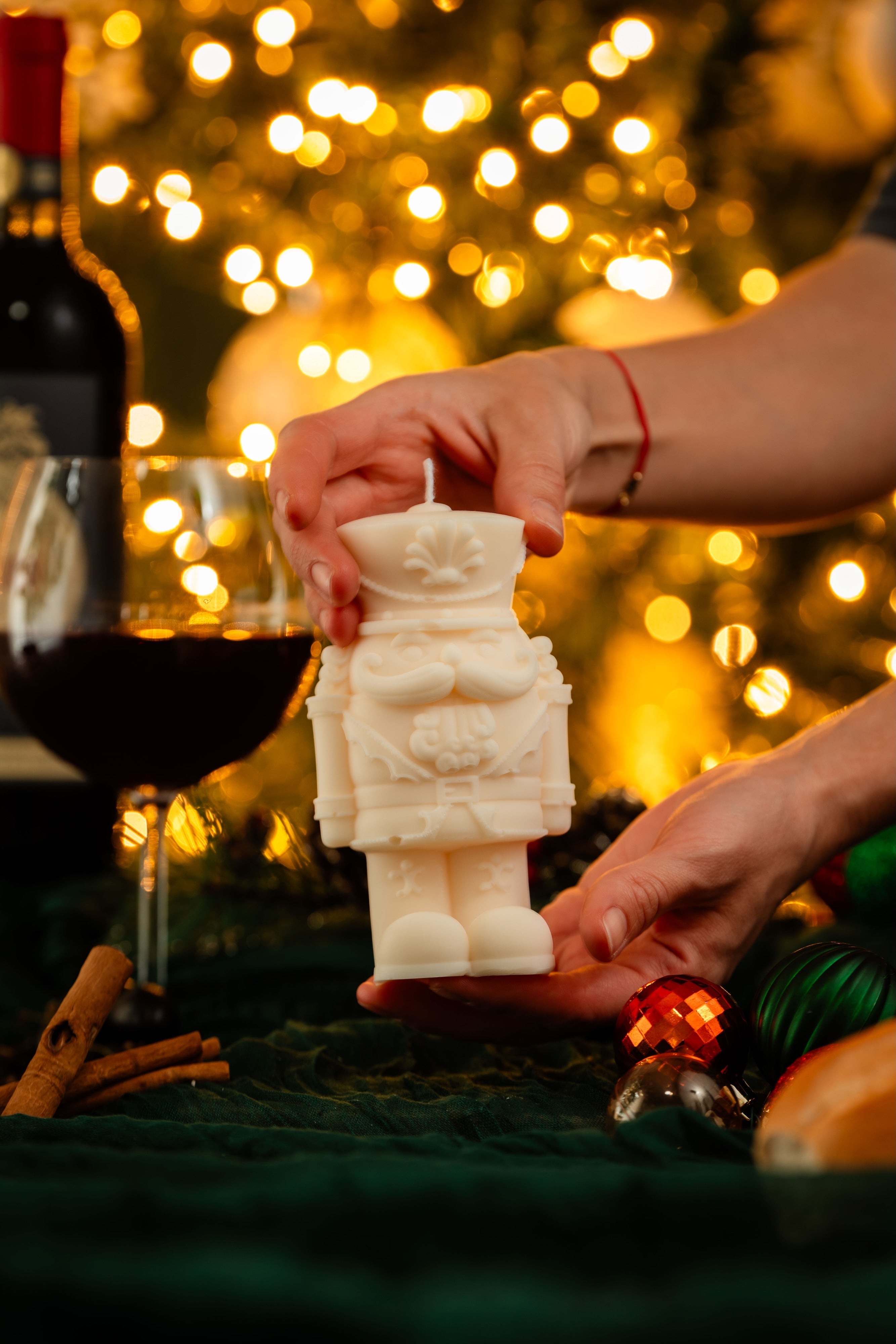 Cute Nutcracker Soy Candle – Holiday Decor | Hand-Poured