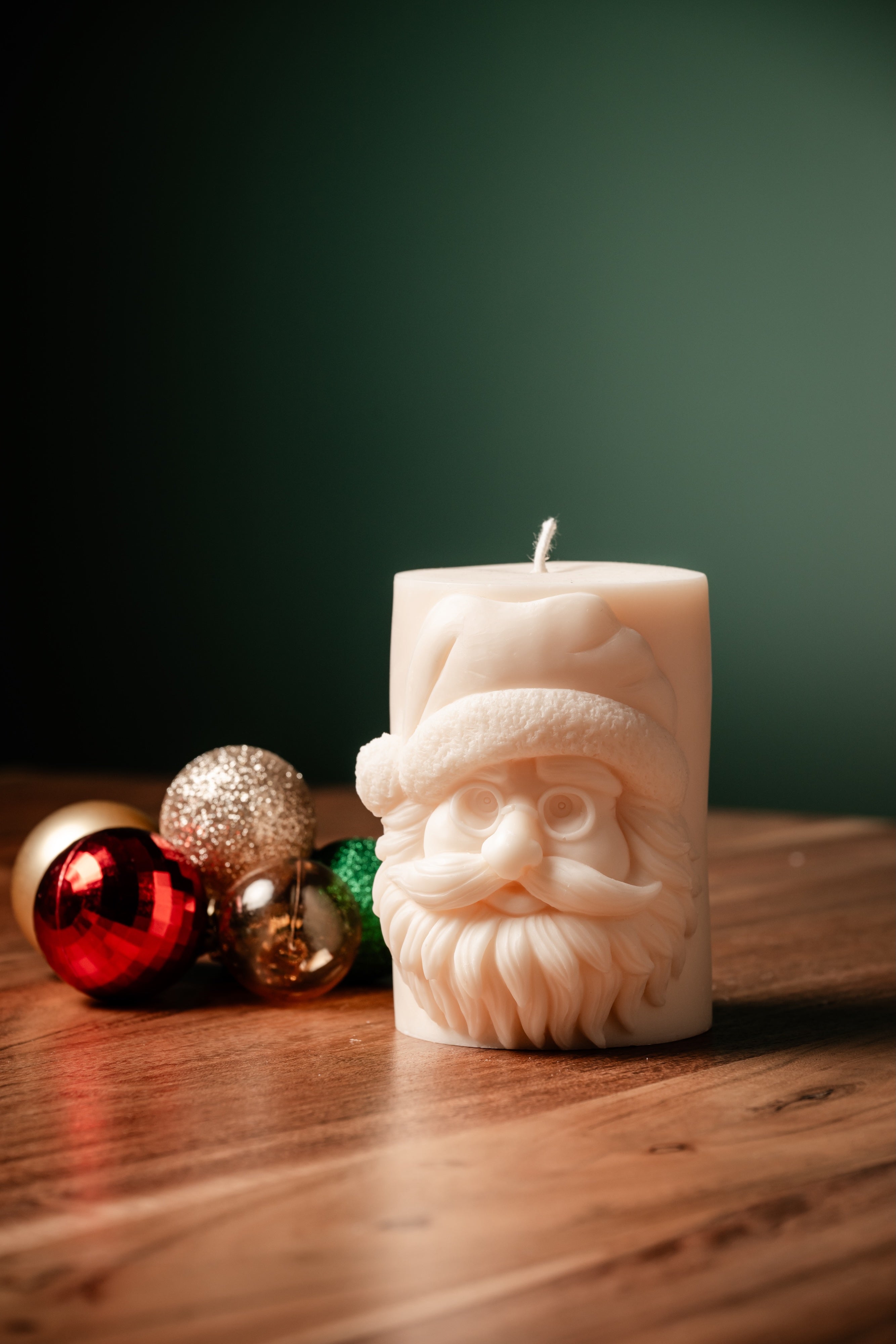 Pillar Santa Claus Candle