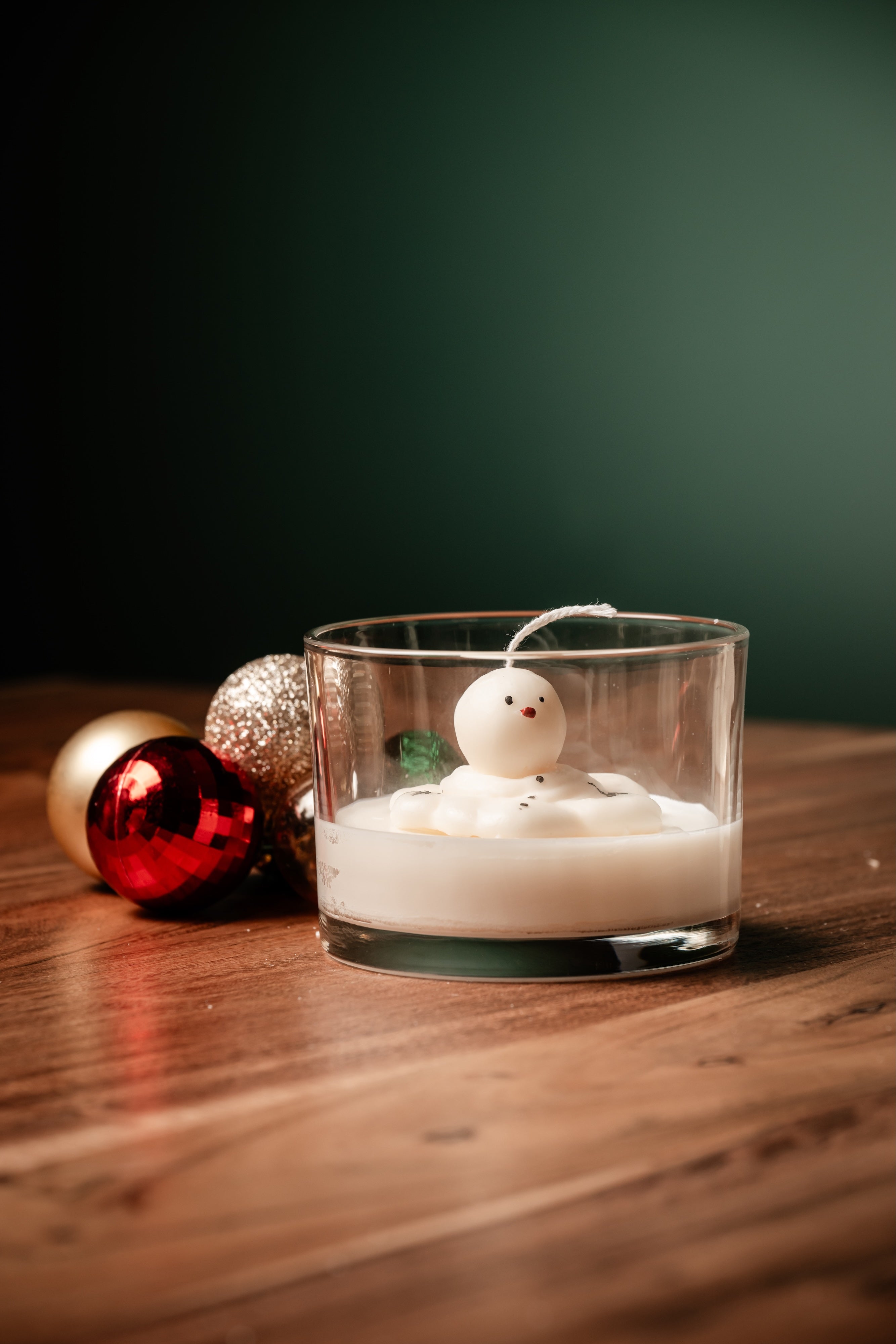 Melted Snowman in A Jar Candle - Christmas