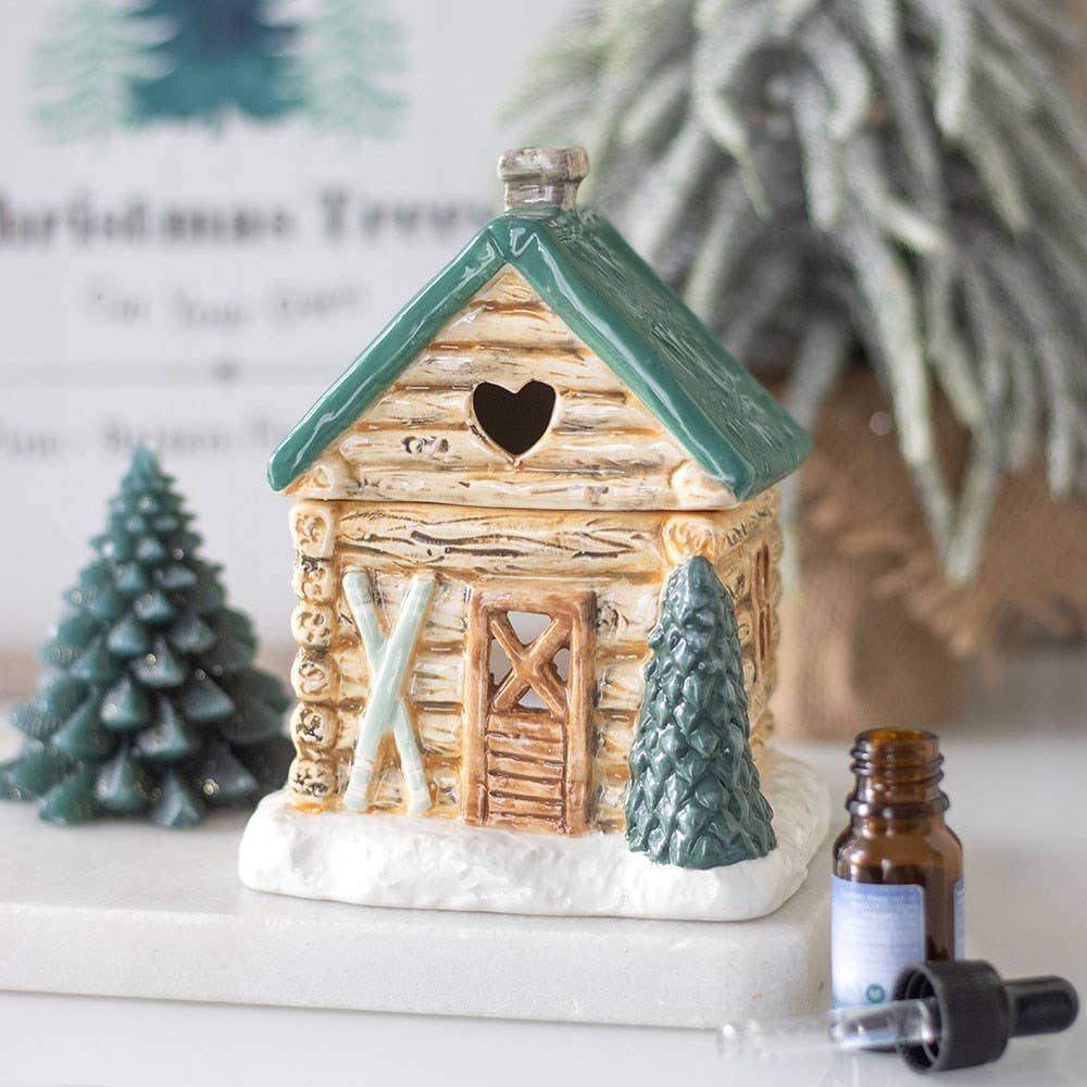 Cabin Ski Chalet Wax Burner