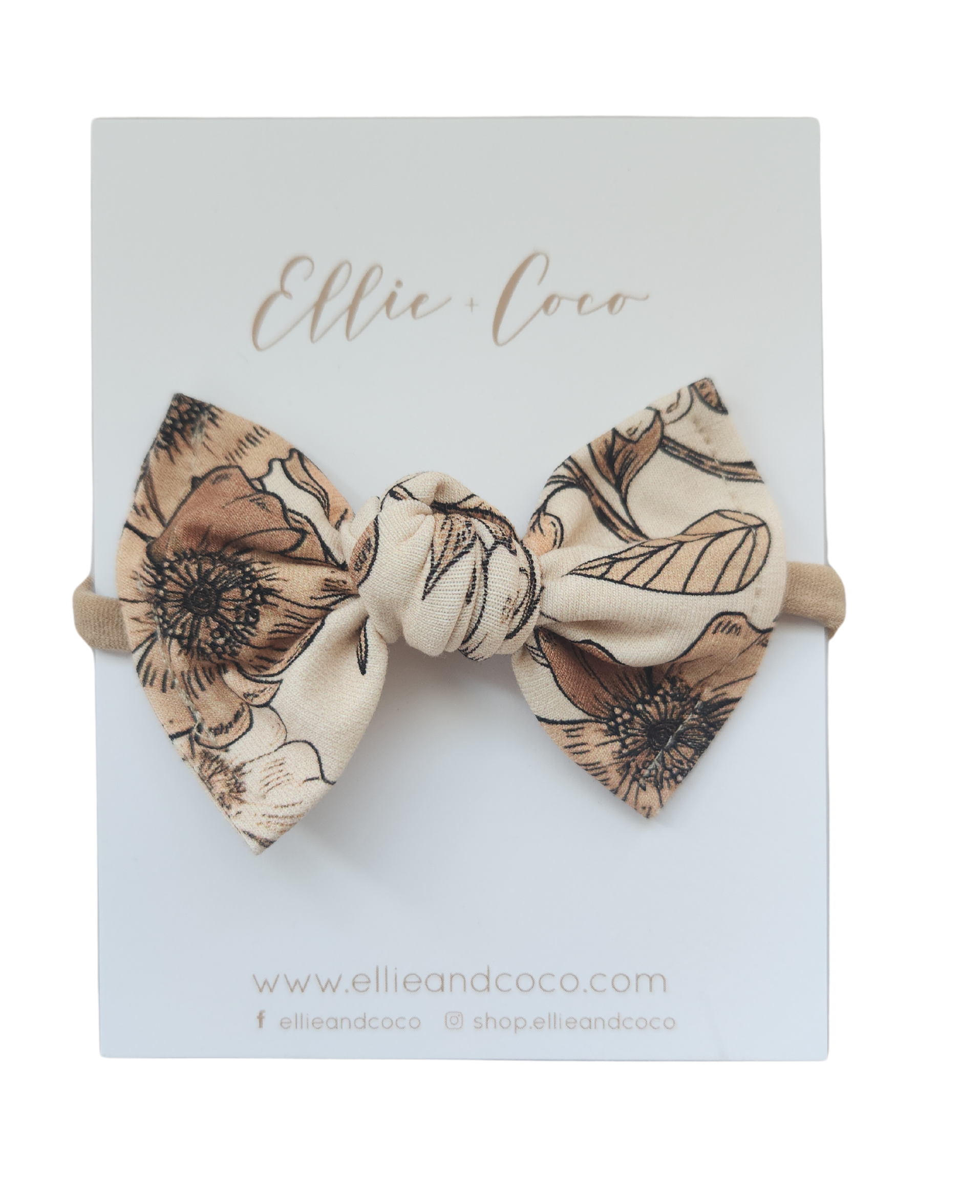 Knot Bow | Autumn Floral